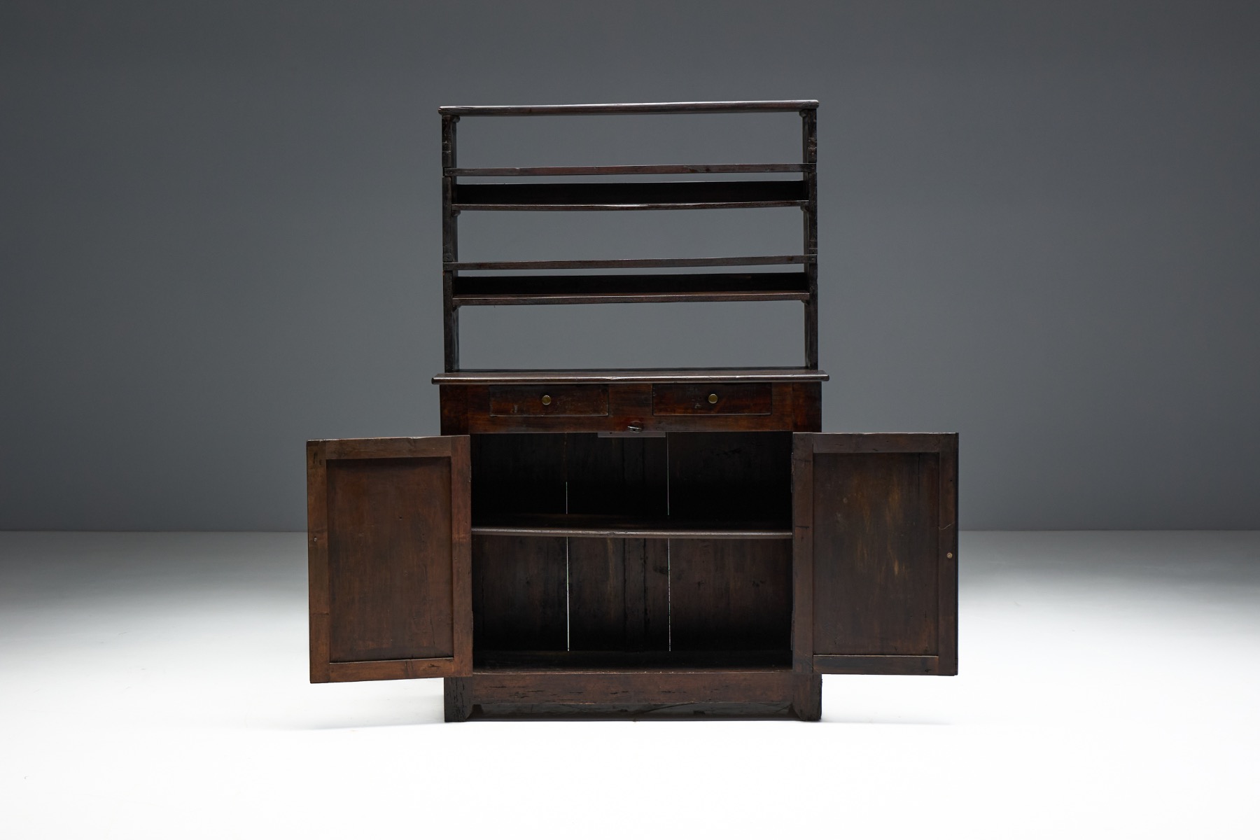 Folk Art Cabinet, Europe - Early 19th Century