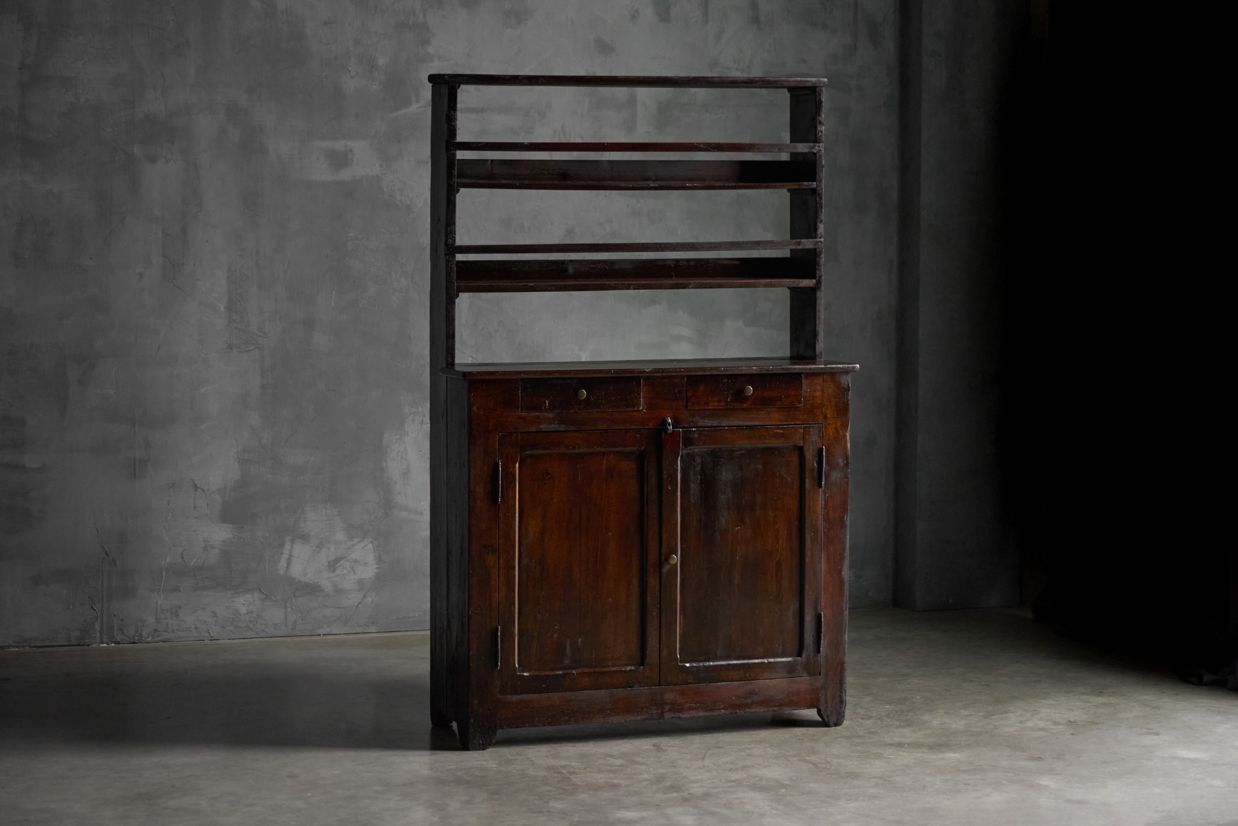 Folk Art Cabinet, Europe - Early 19th Century