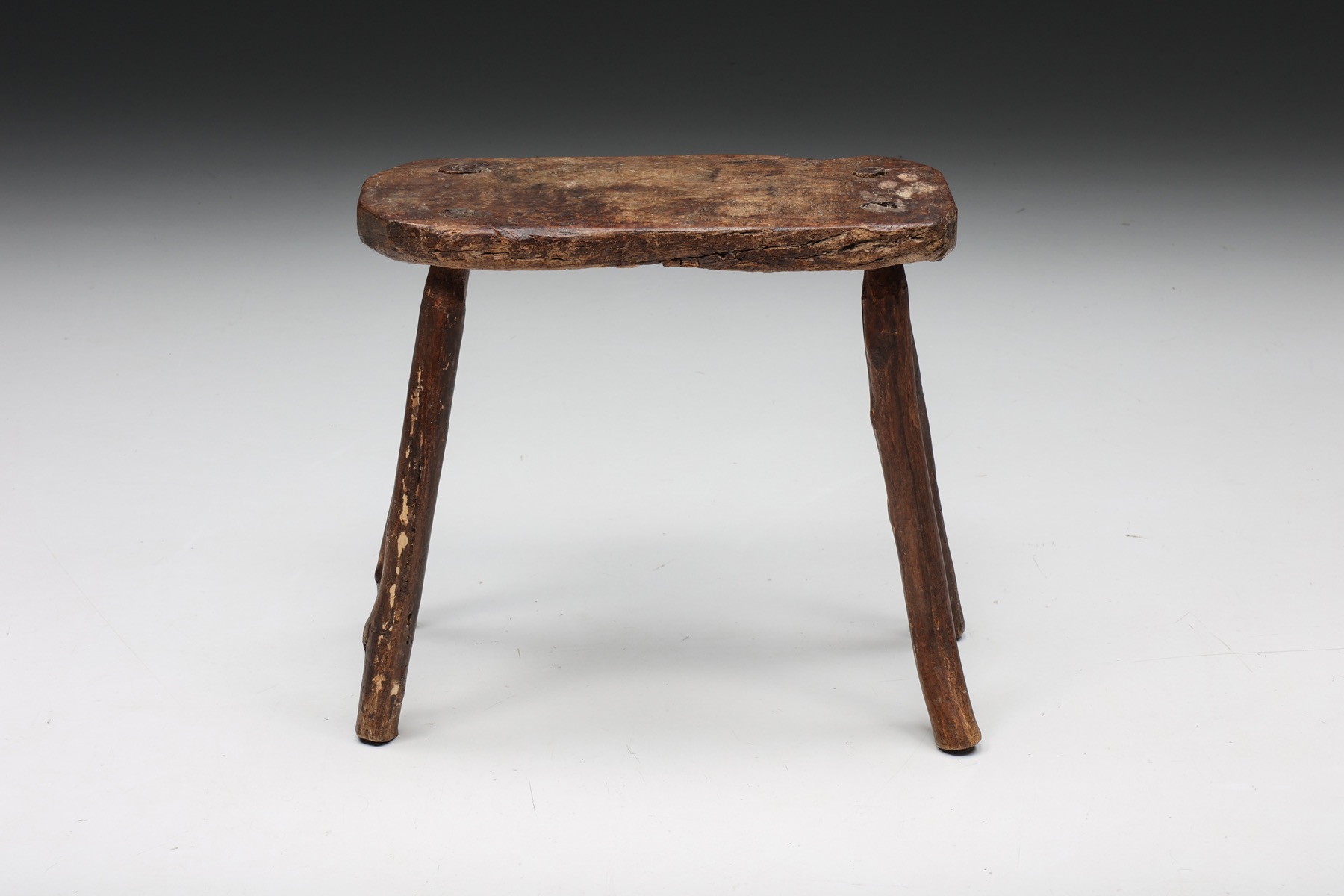 Four Legged Robust Stool - 1940s