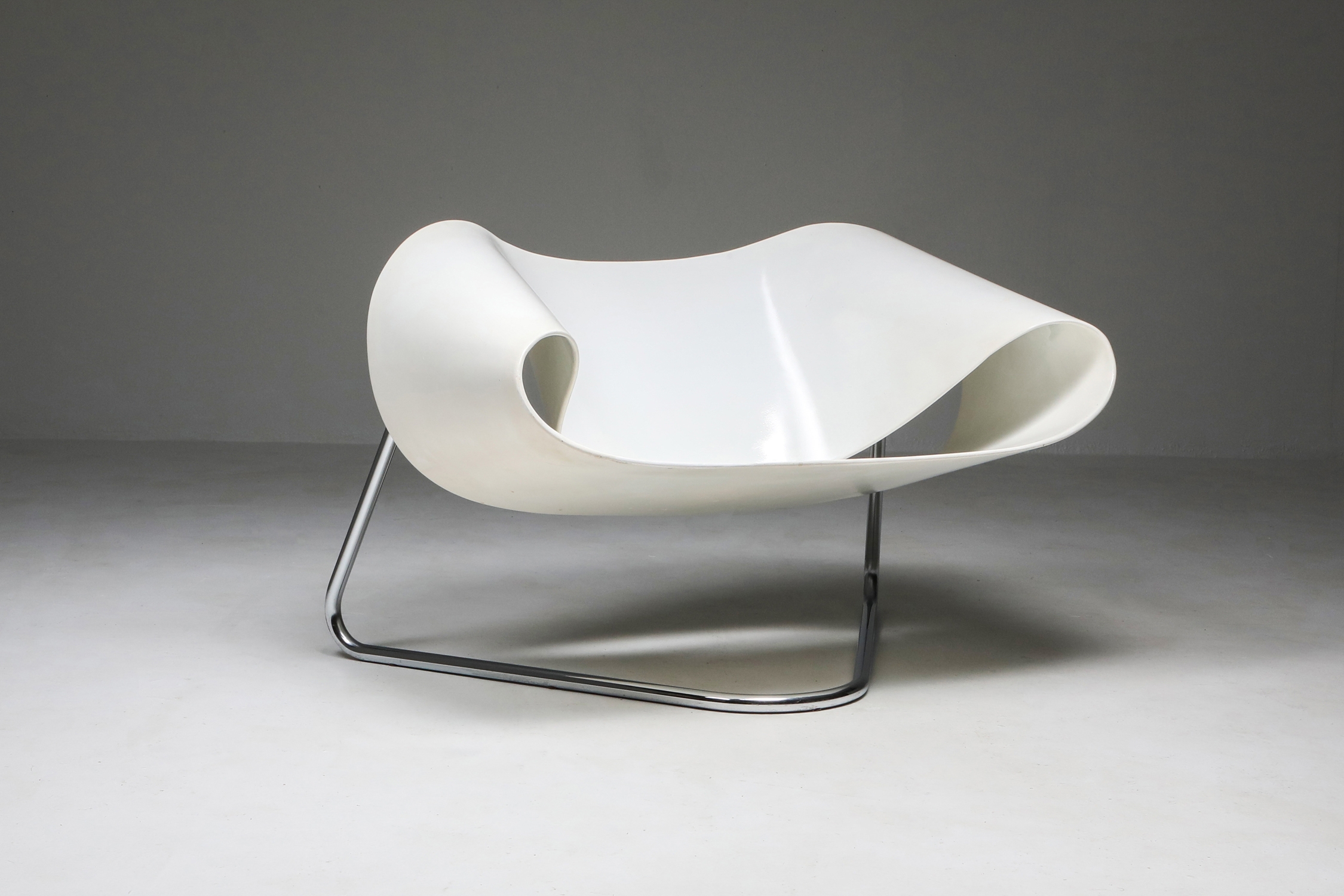 White Ribbon chair by Franca Stagi for Bernini - 1961