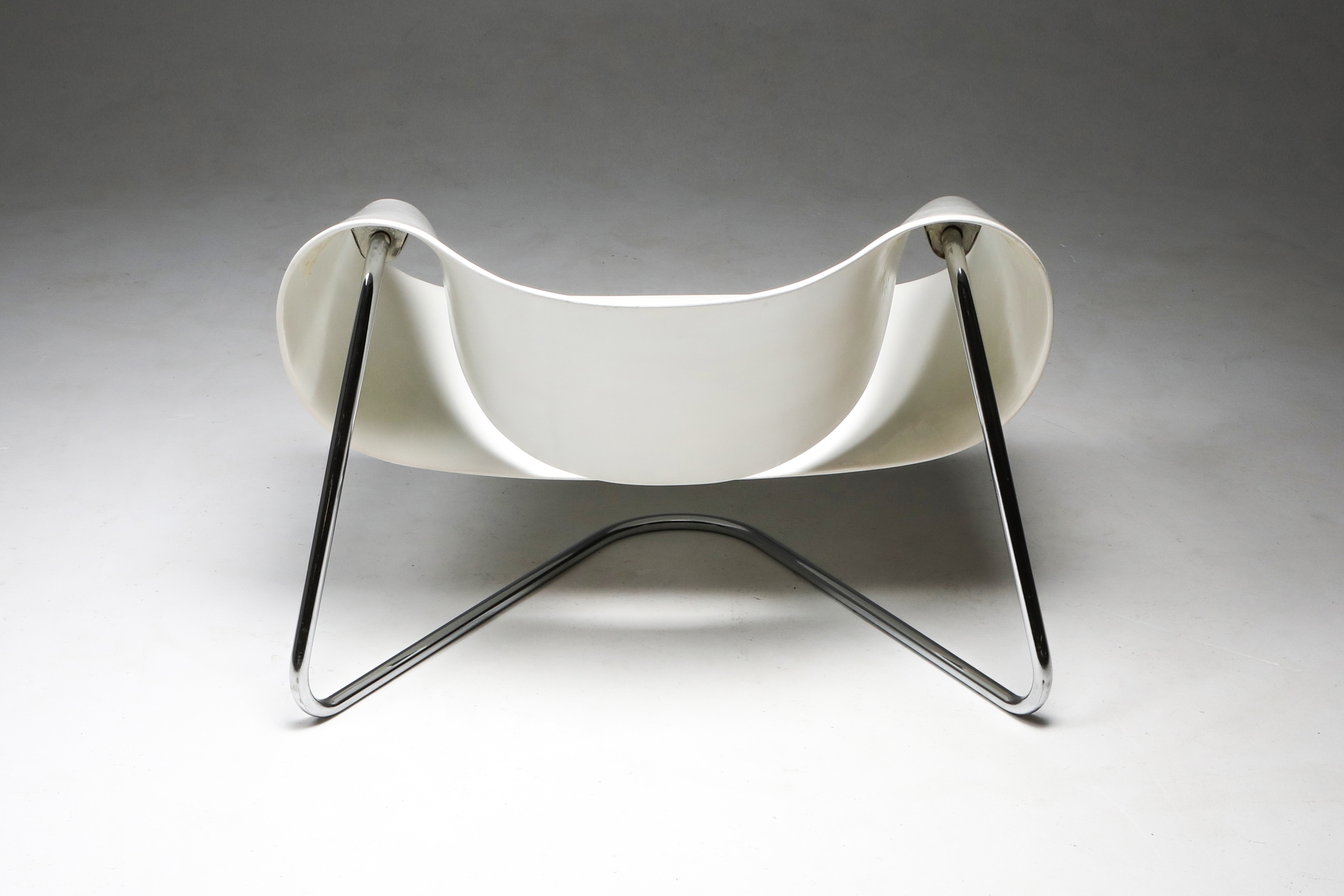 White Ribbon chair by Franca Stagi for Bernini - 1961