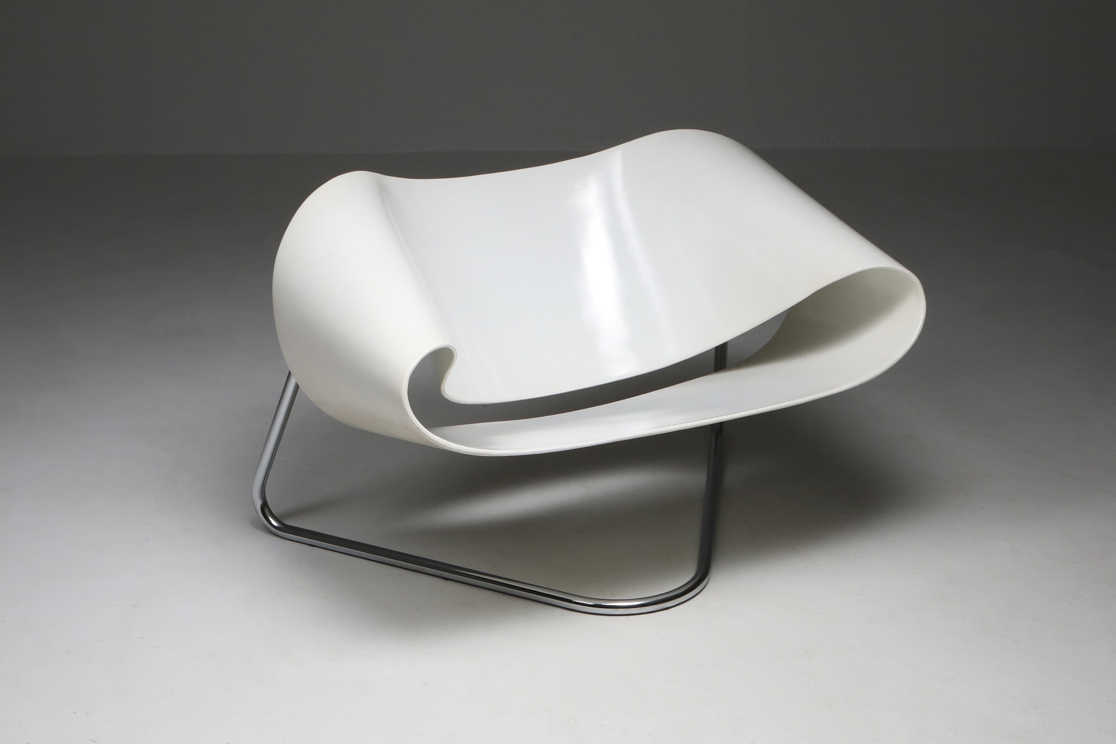 White Ribbon chair by Franca Stagi for Bernini - 1961