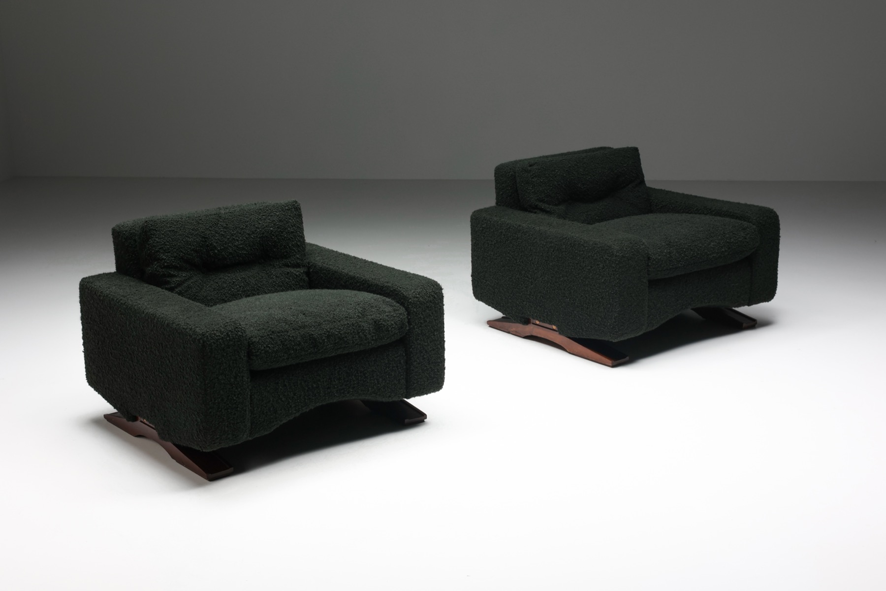 Lounge Chairs Set Designed By Franz Sartori - 1960's