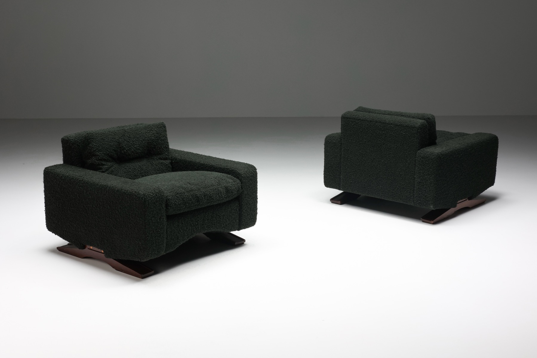 Lounge Chairs Set Designed By Franz Sartori - 1960's