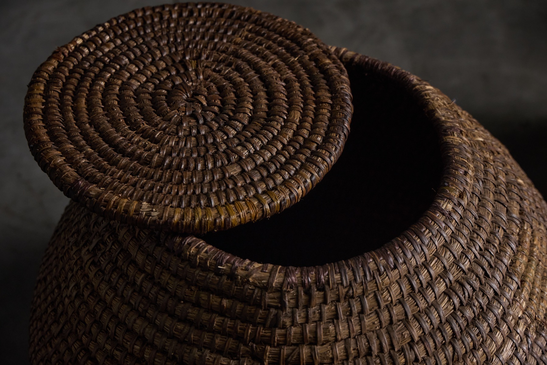 Folk Art Basketry Ensemble, France - Mid 20th Century