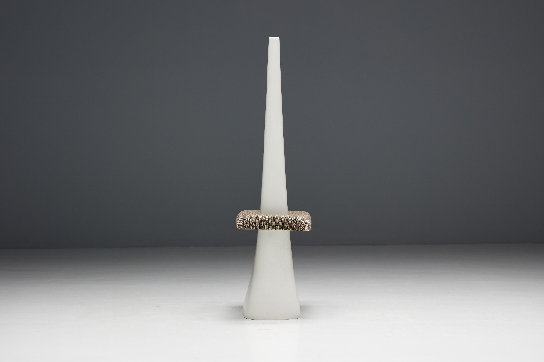 French Sculptural Fibreglass Side Chairs - 1960s