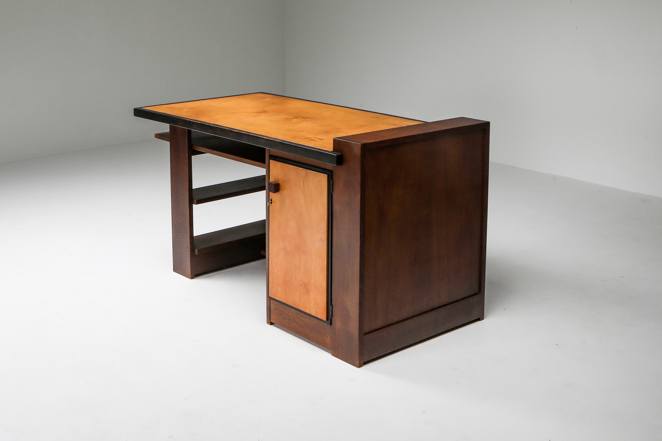 Modernist Desk by M. Wouda for H. Pander - 1930s