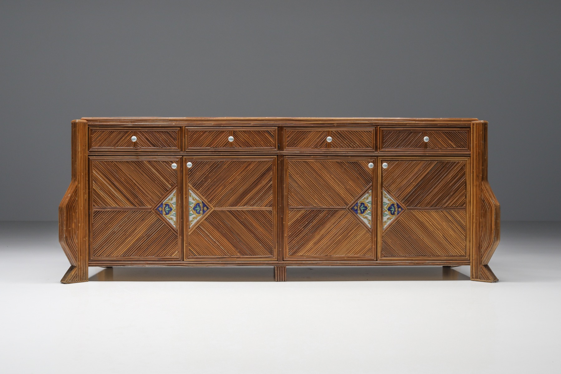  Double Face Credenza by Vivai Del Sud - 1970's