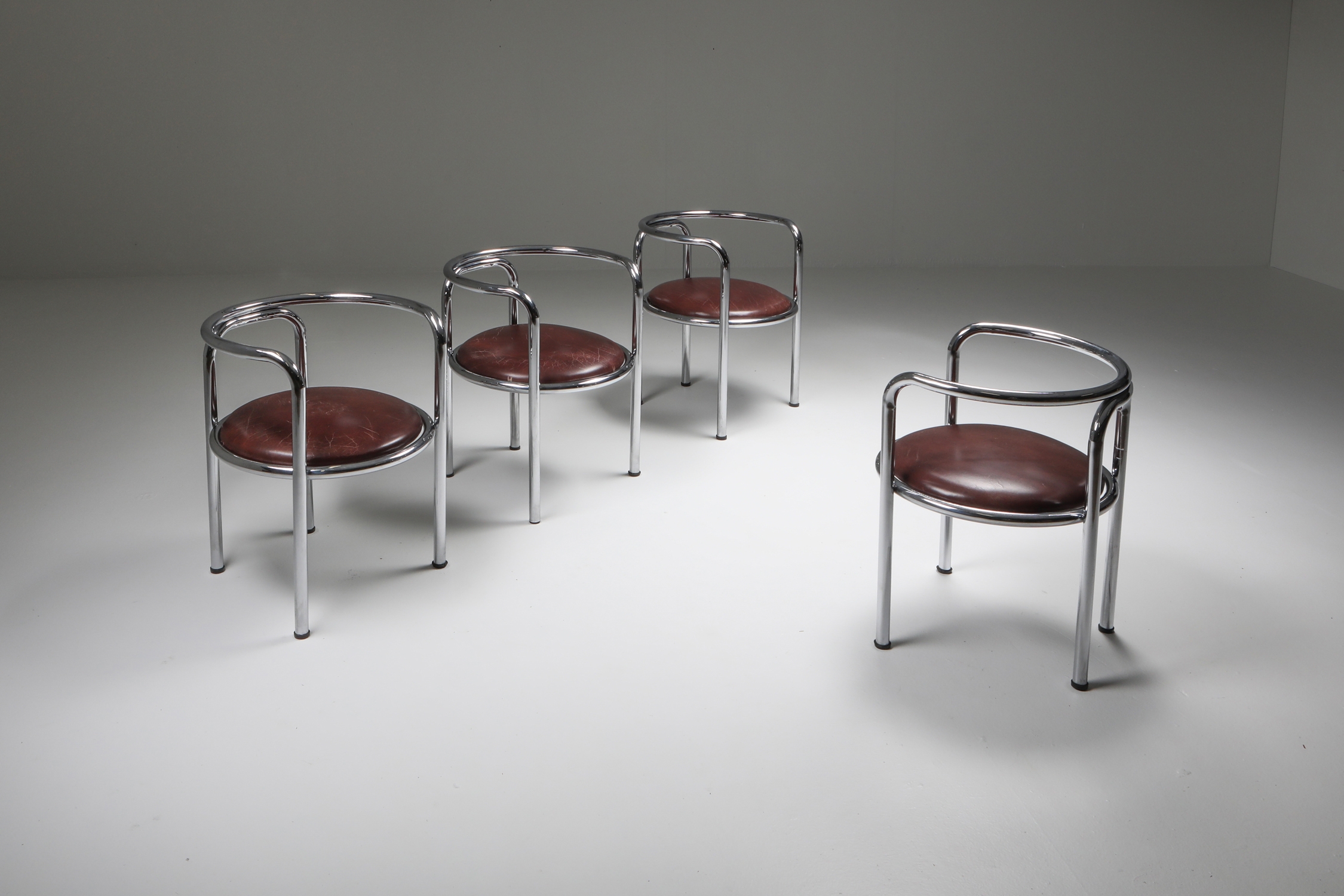 Gae Aulenti 'Locus Solus' Armchair for Zanotta, Set of Four - 1964