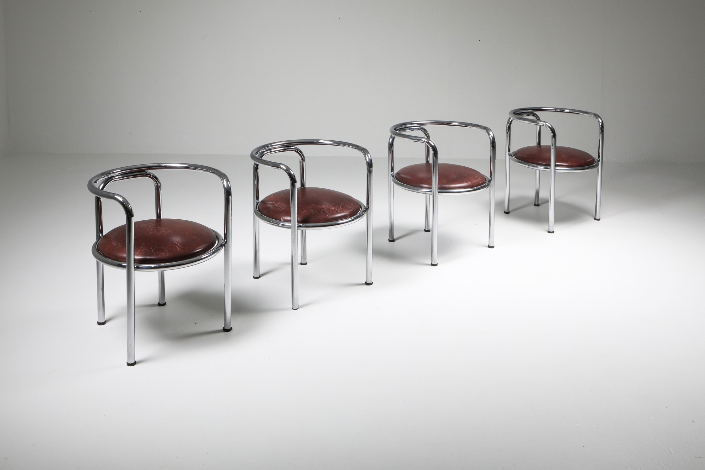 Gae Aulenti 'Locus Solus' Armchair for Zanotta, Set of Four - 1964