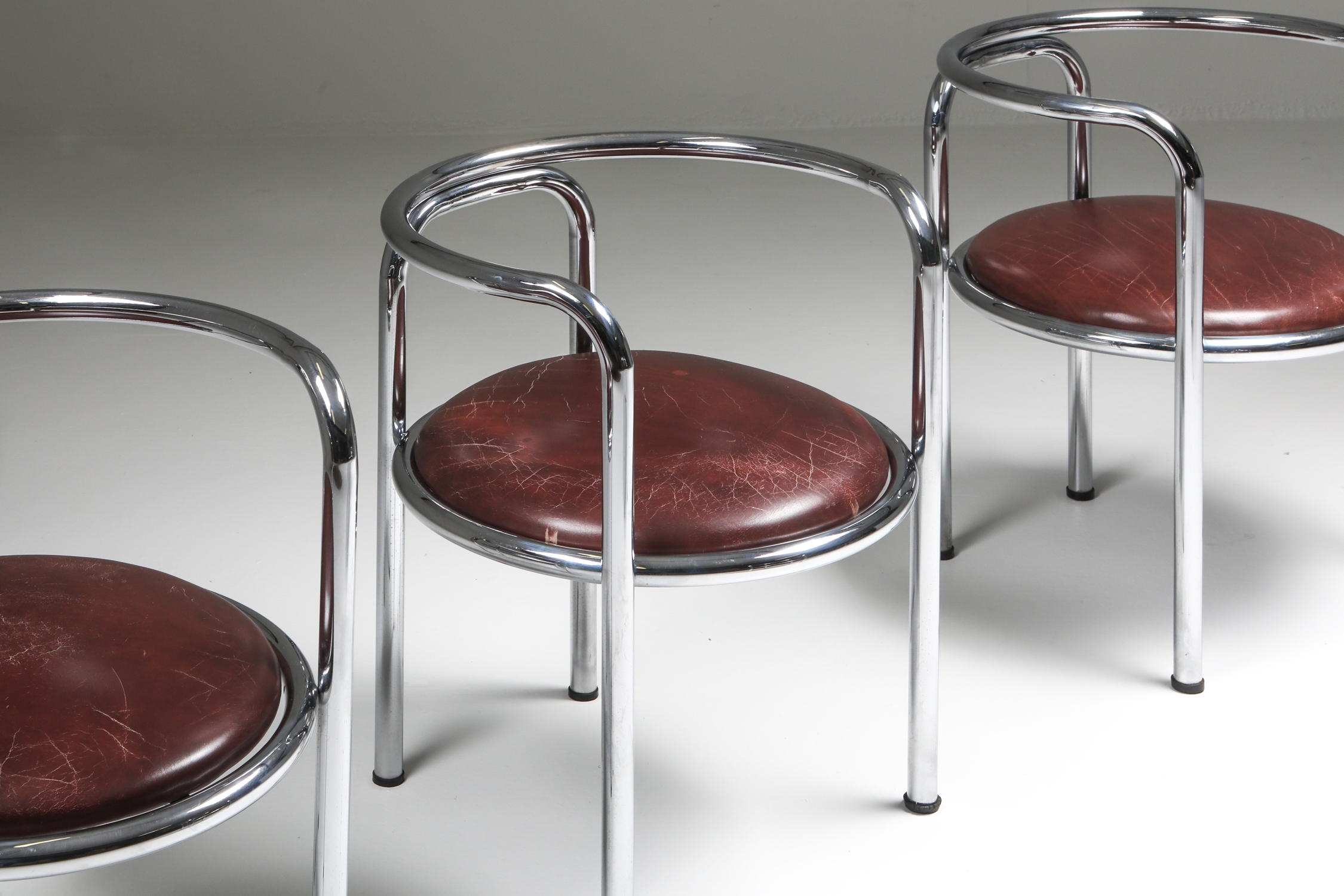 Gae Aulenti 'Locus Solus' Armchair for Zanotta, Set of Four - 1964