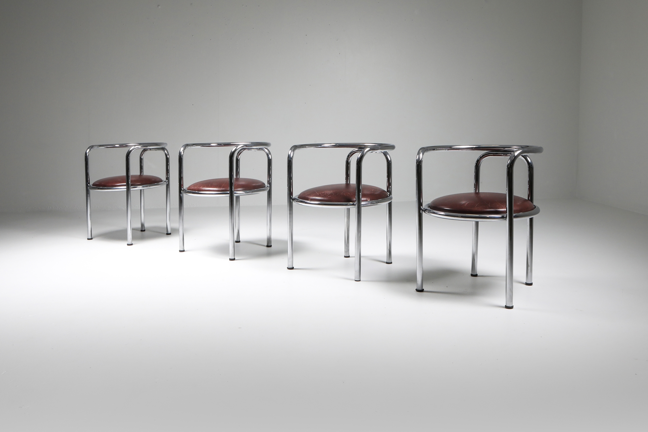 Gae Aulenti 'Locus Solus' Armchair for Zanotta, Set of Four - 1964
