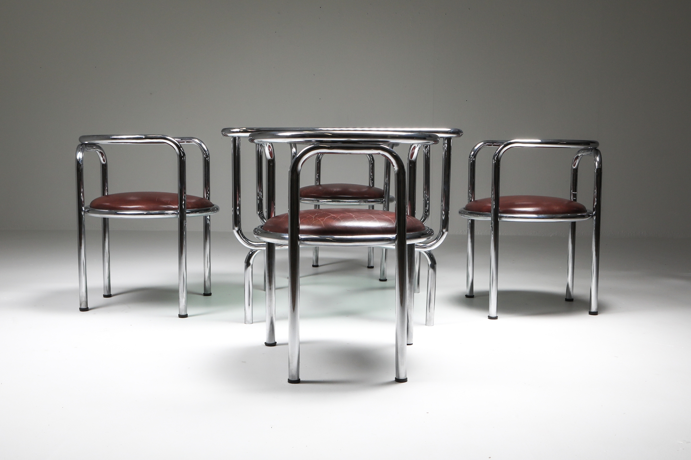 Gae Aulenti 'Locus Solus' Armchair for Zanotta, Set of Four - 1964
