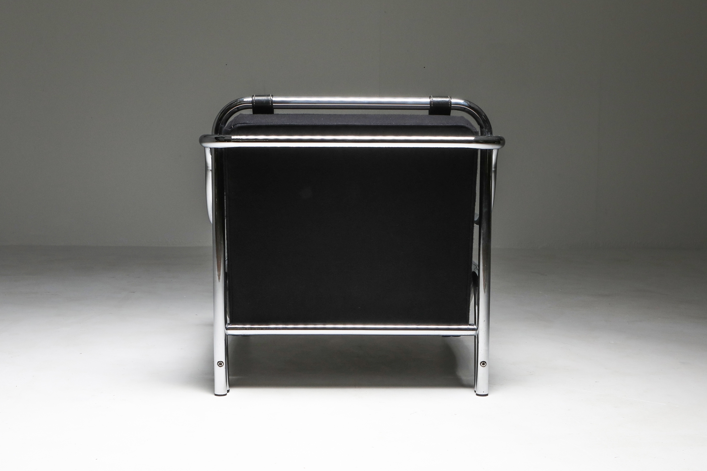 Gae Aulenti 'Stringa' Armchair Black - 1960's
