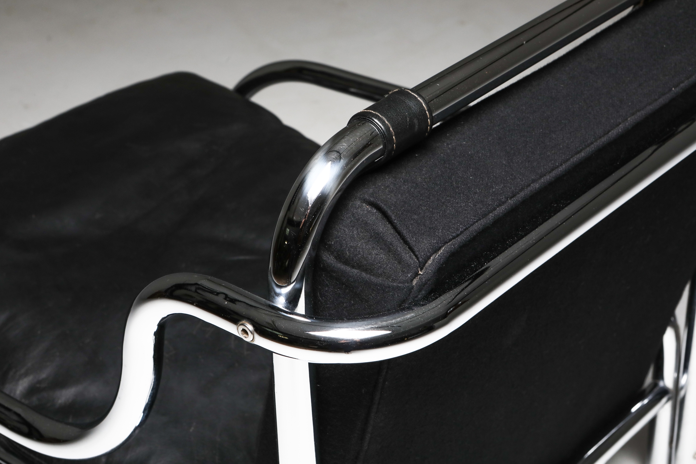 Gae Aulenti 'Stringa' Armchair Black - 1960's
