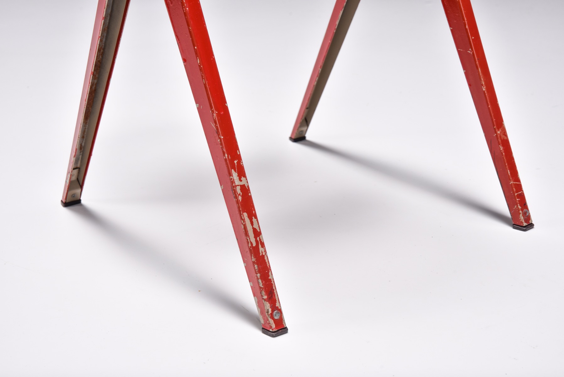 Galvanitas Low Stools Prouve Style - 1970's
