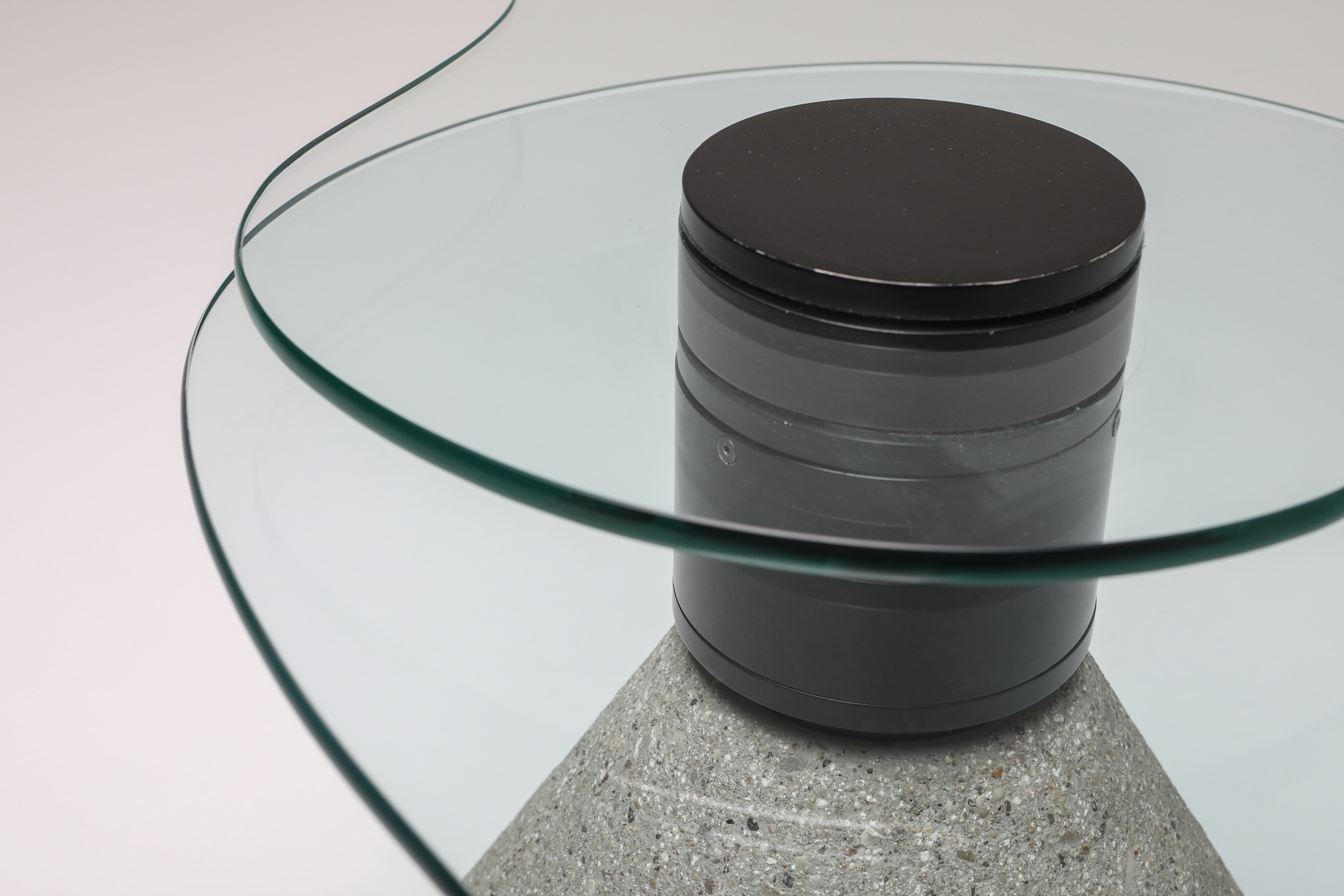 Postmodern Coffee Table in the Manner of Saporiti - 1980s