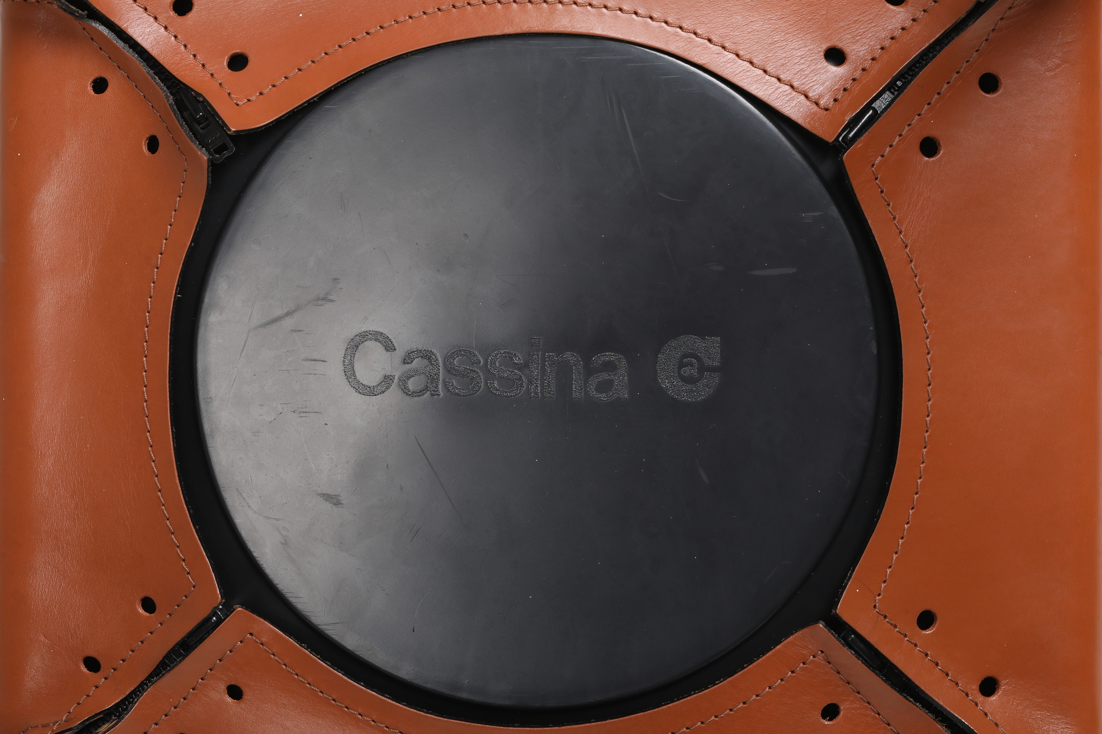 Mario Bellini's CAB Chair in Cognac Leather For Cassina - 1970s