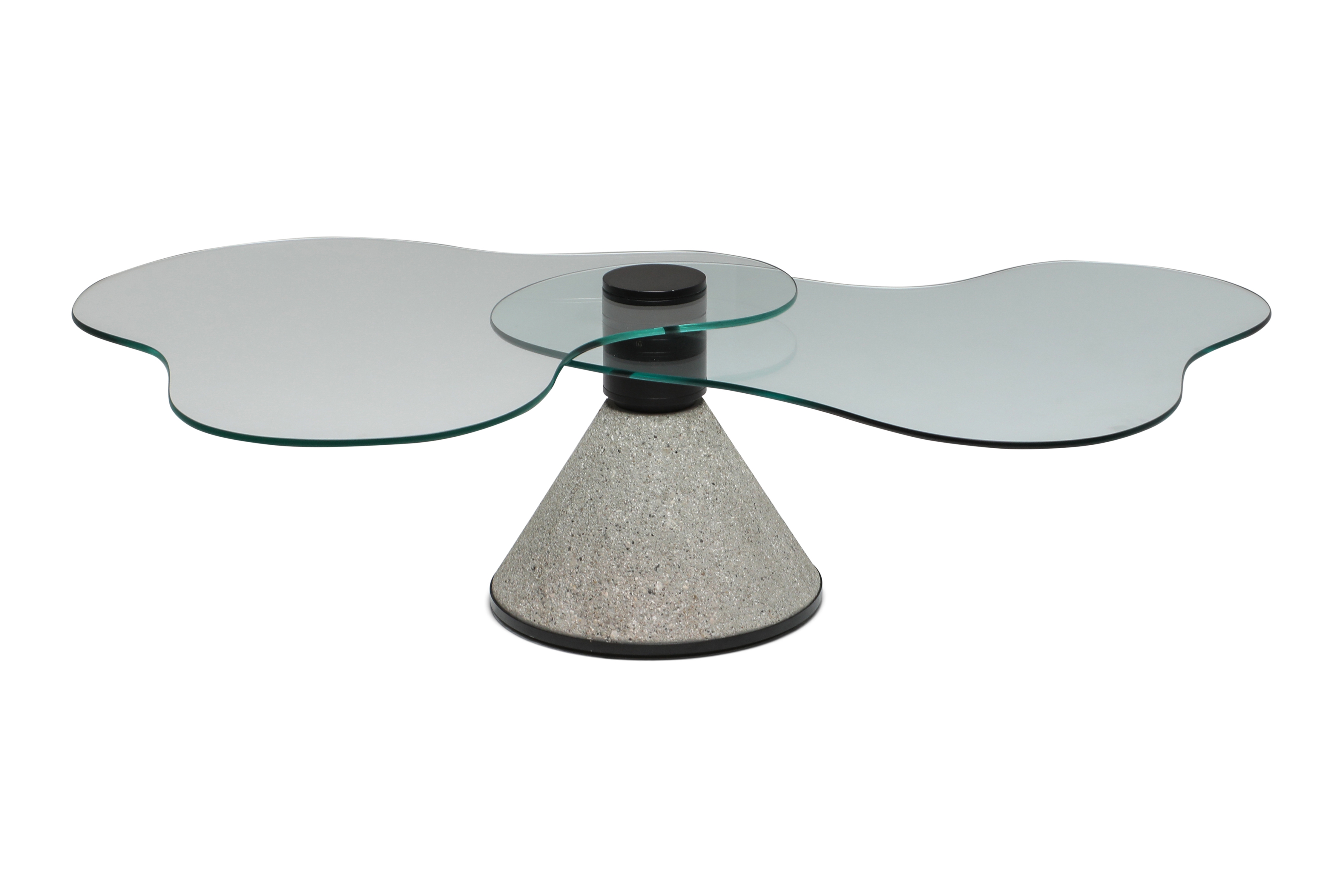 Postmodern Coffee Table in the Manner of Saporiti - 1980s