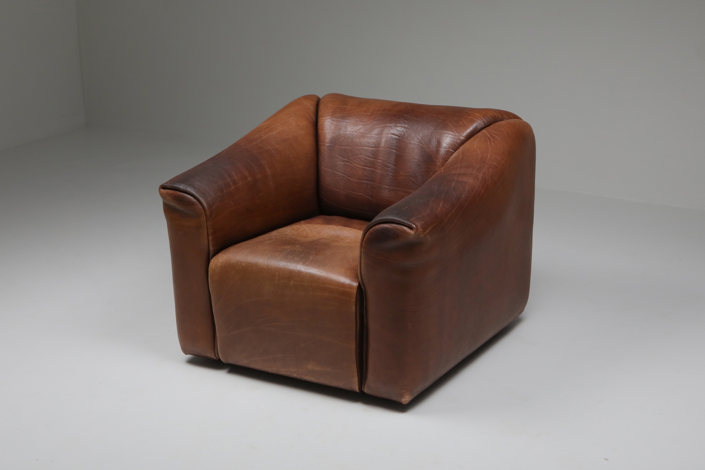 De Sede DS 47 Brown Leather Armchair - 1970s