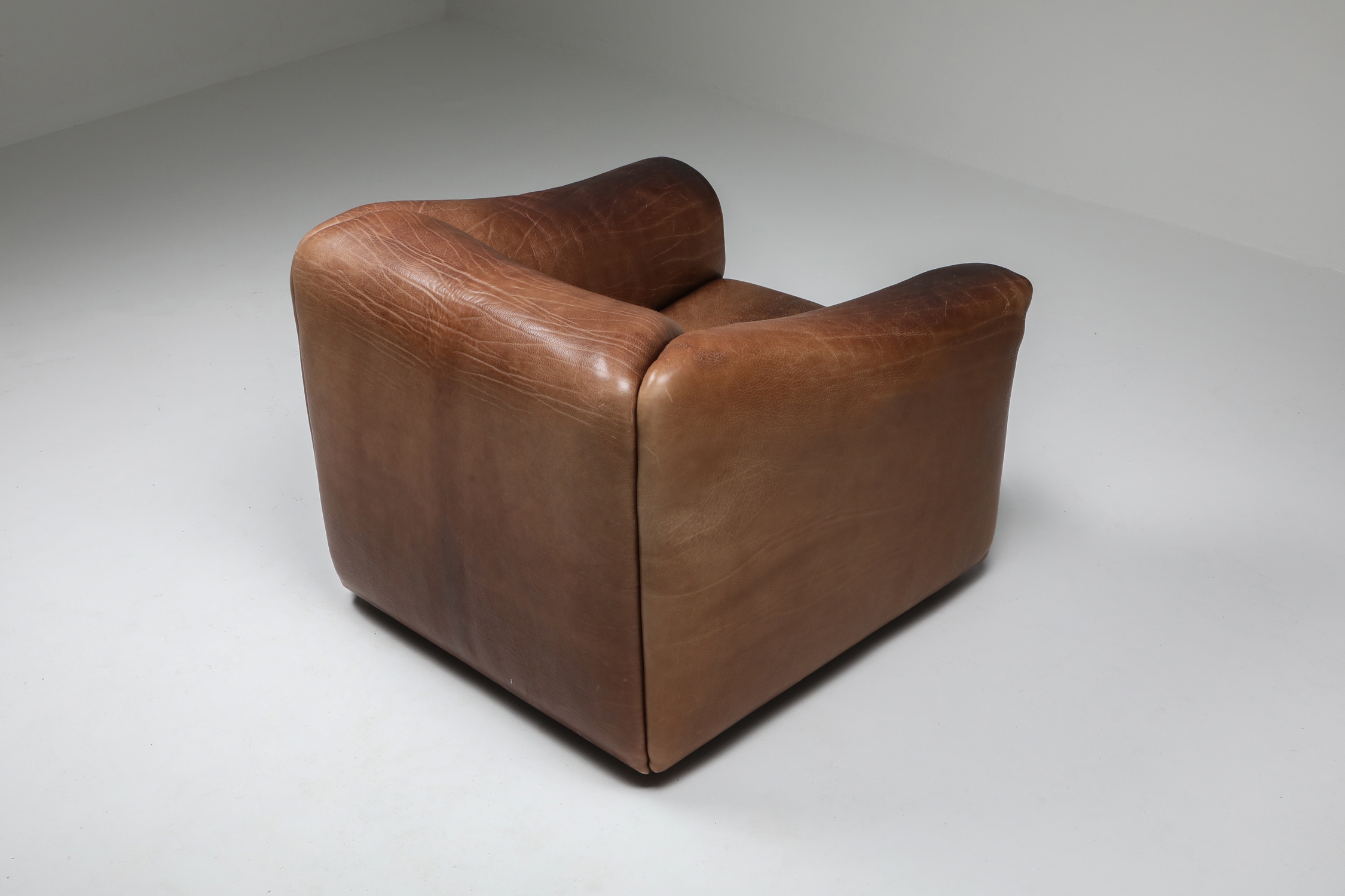 De Sede DS 47 Brown Leather Armchair - 1970s