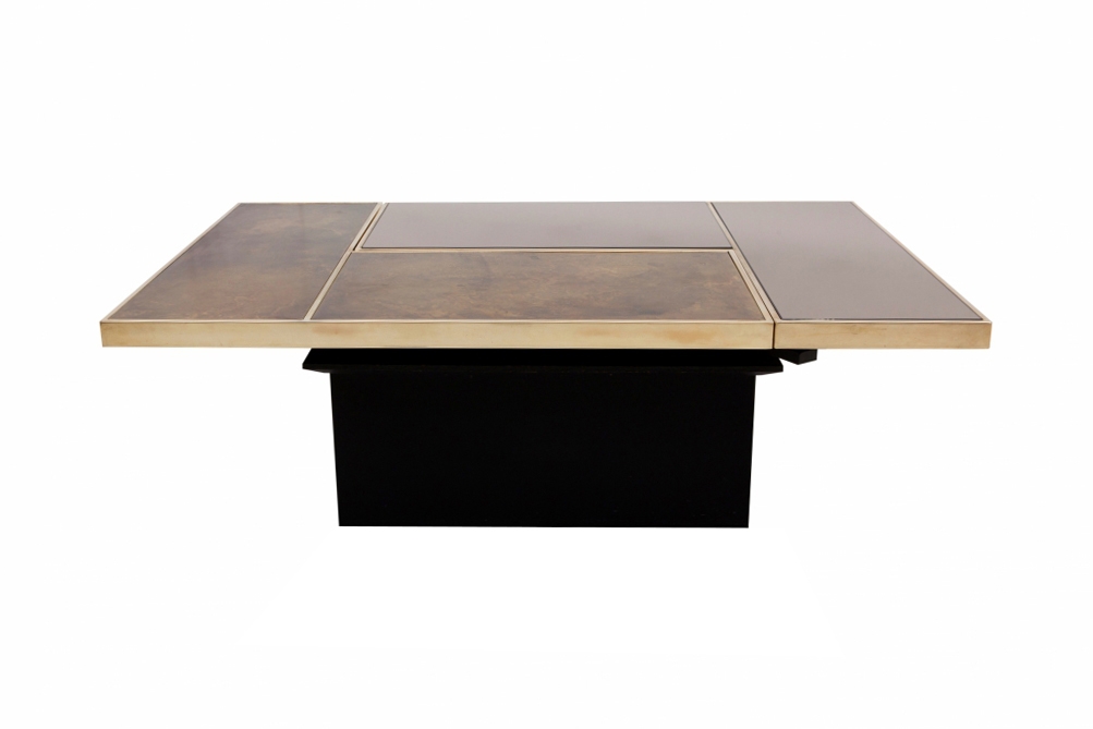 Bronze Coffee Table, Willy Rizzo - 1970s