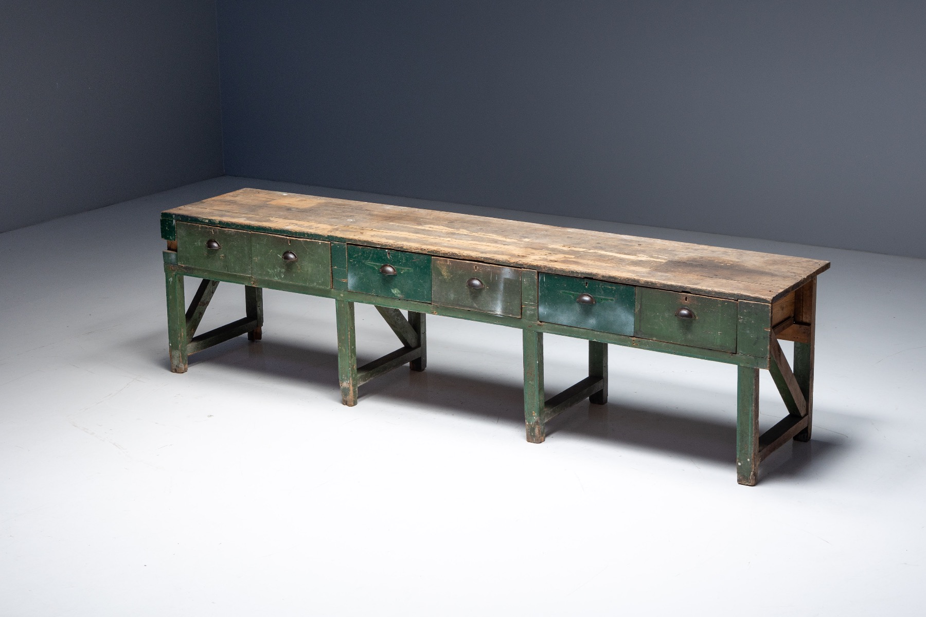 Farmhouse Work Table - Early 20th Century