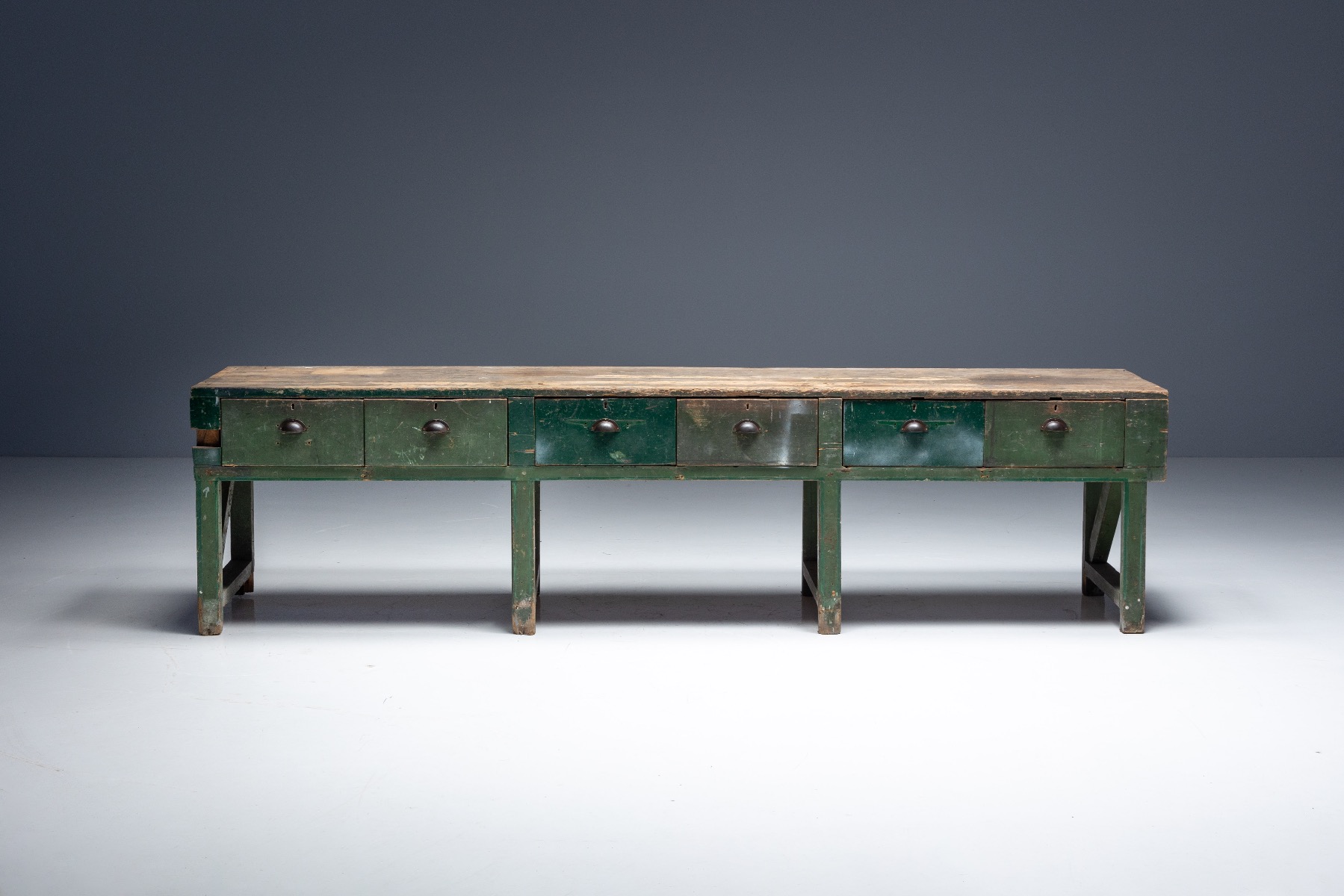 Farmhouse Work Table - Early 20th Century