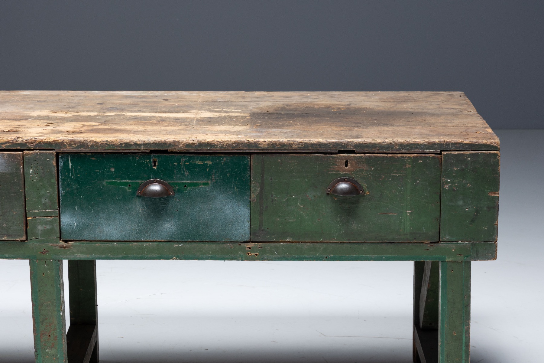 Farmhouse Work Table - Early 20th Century