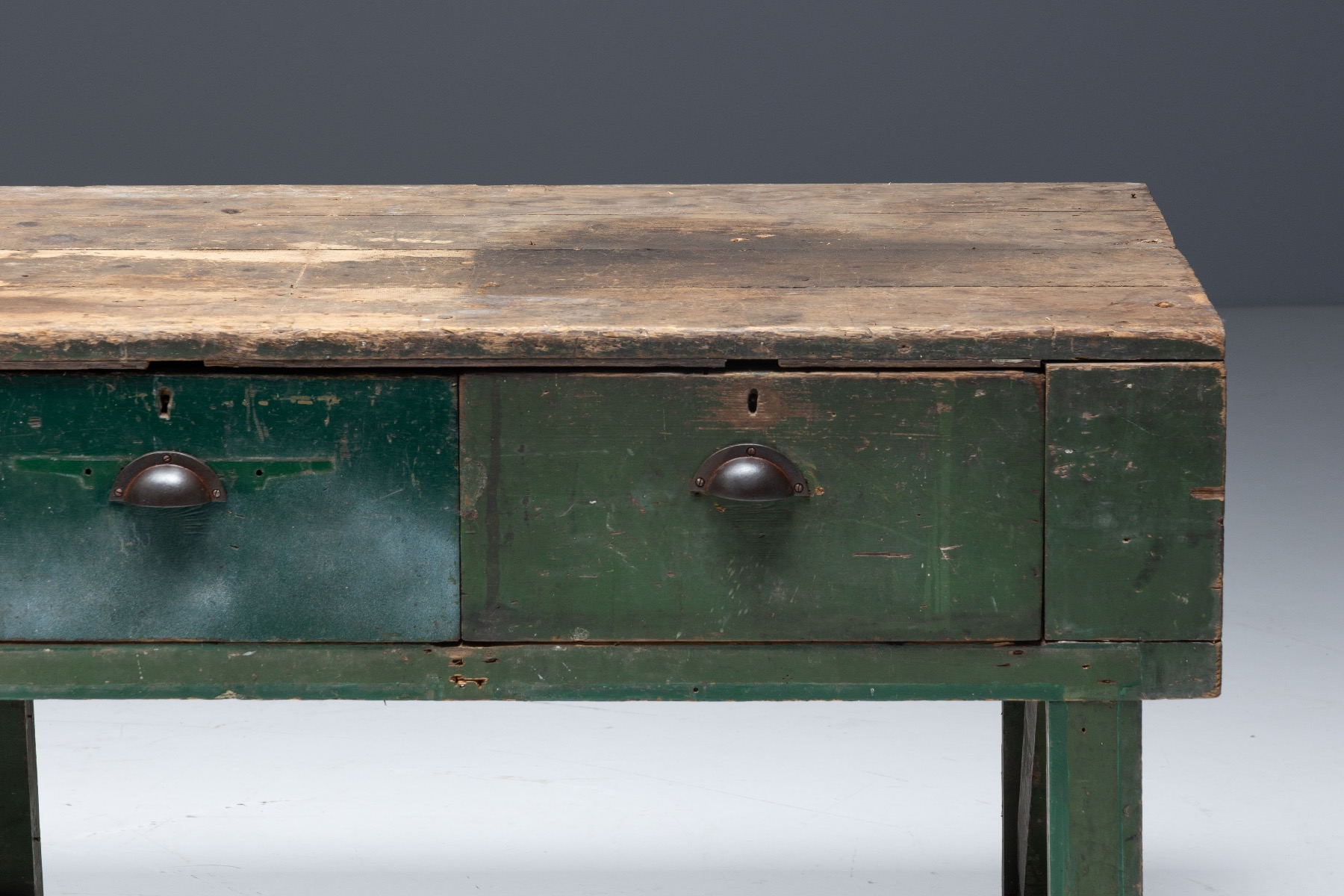 Farmhouse Work Table - Early 20th Century
