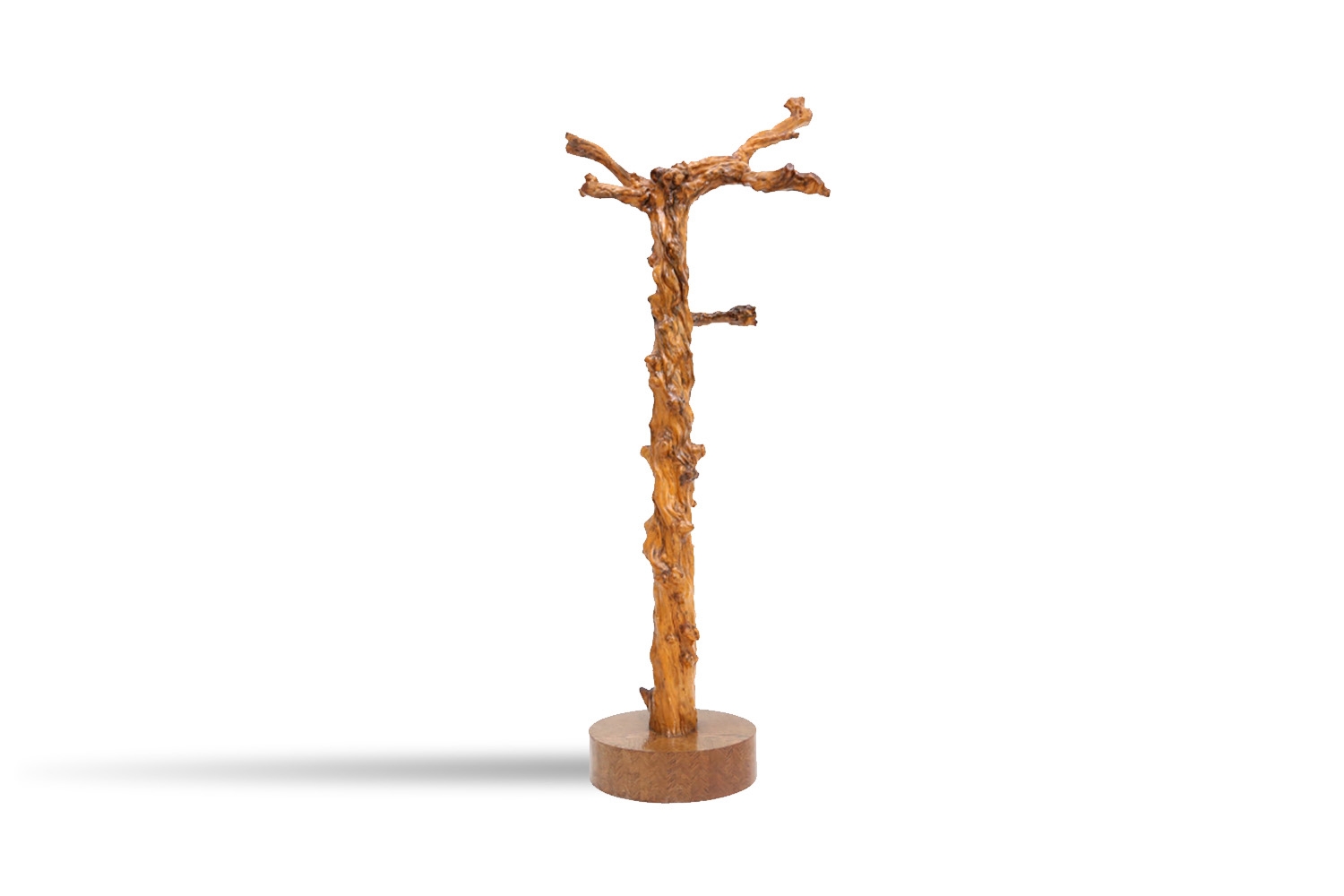 French Grape Wood Coat Stand - 1930s