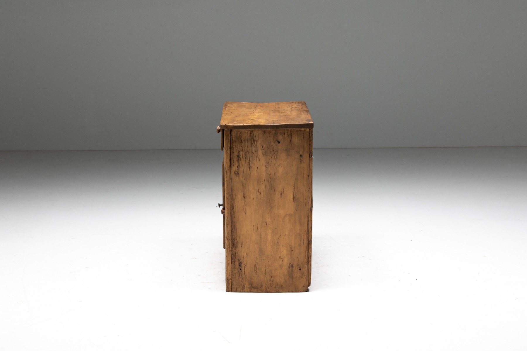 Primitive Folk Art Cabinet - 19th Century