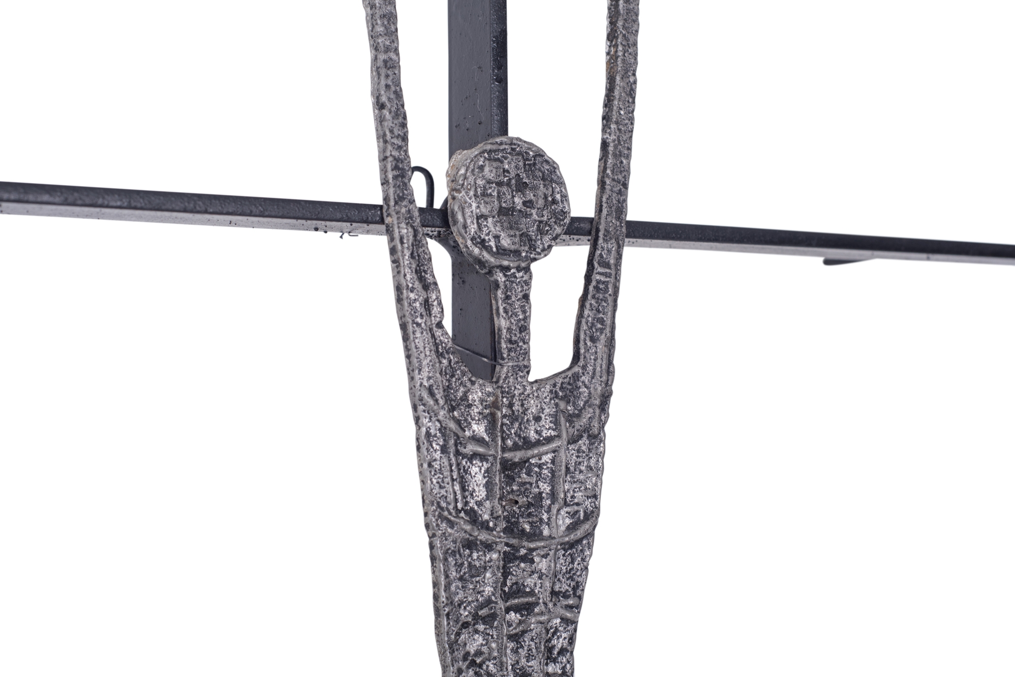 Pia Manu Brutalist Sculpture Jesus on the Cross - 1960s