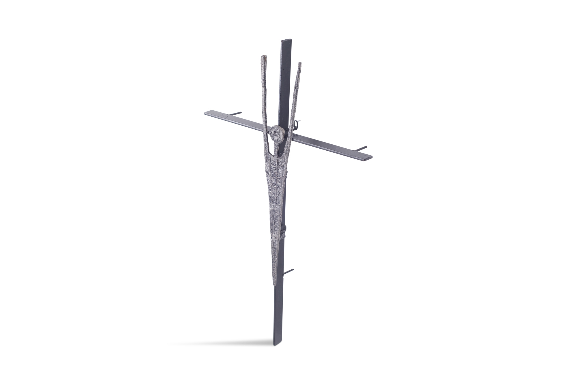 Pia Manu Brutalist Sculpture Jesus on the Cross - 1960s