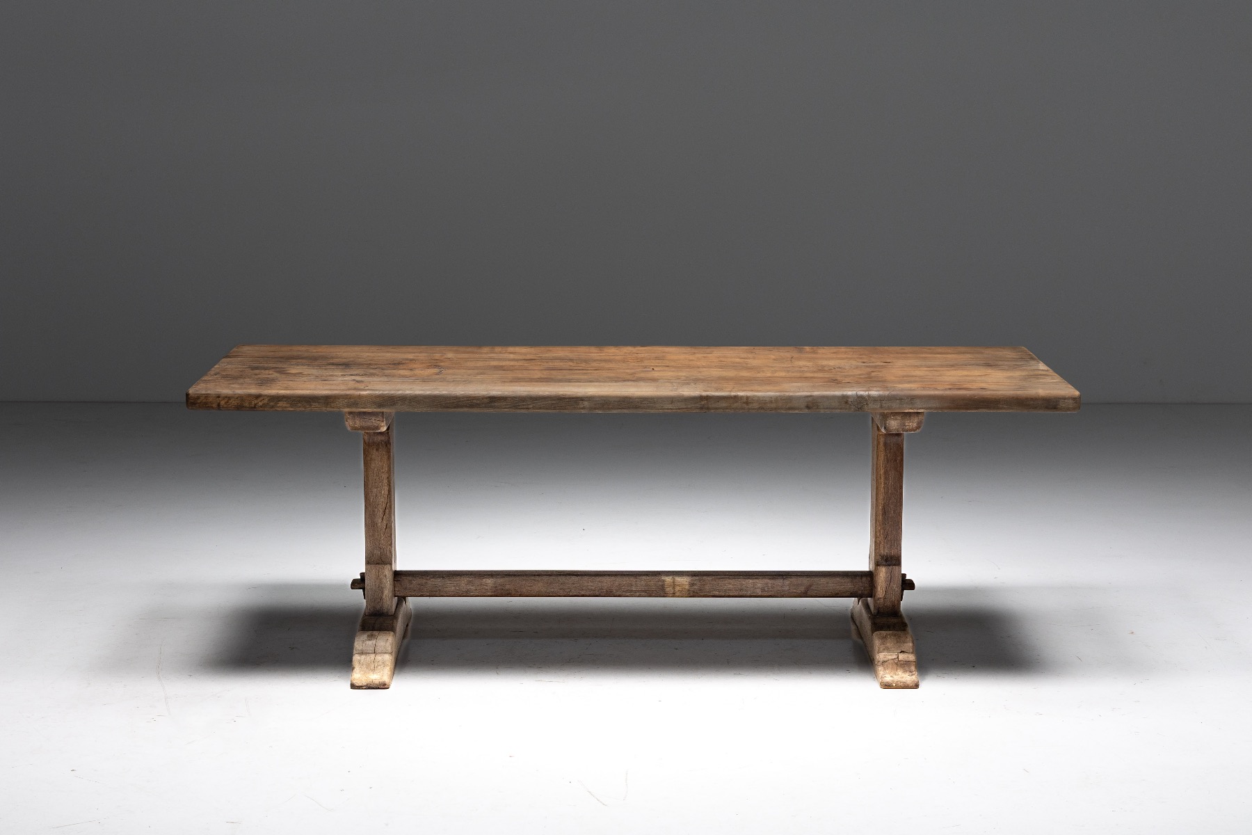 Rustic Primitive Dining Table - Early 20th Century
