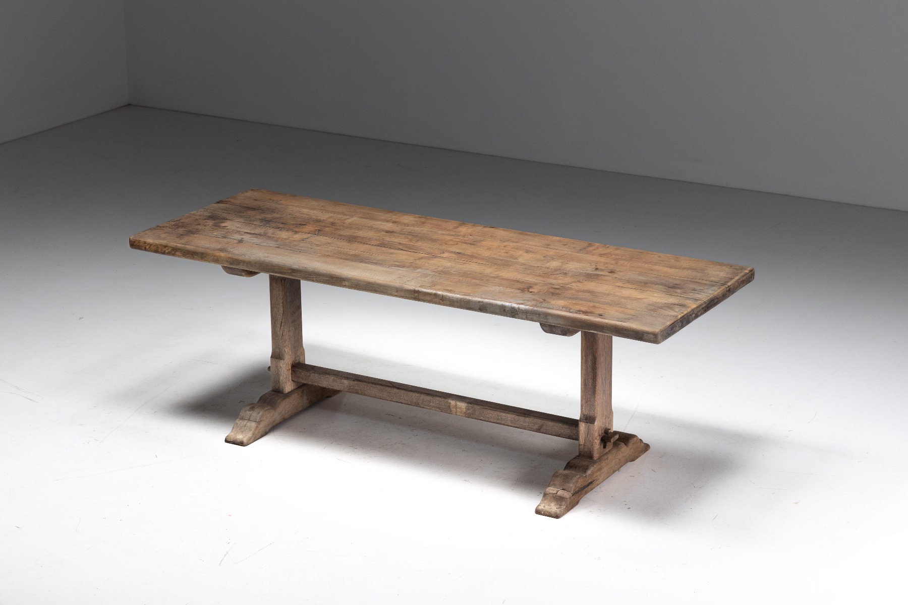 Rustic Primitive Dining Table - Early 20th Century