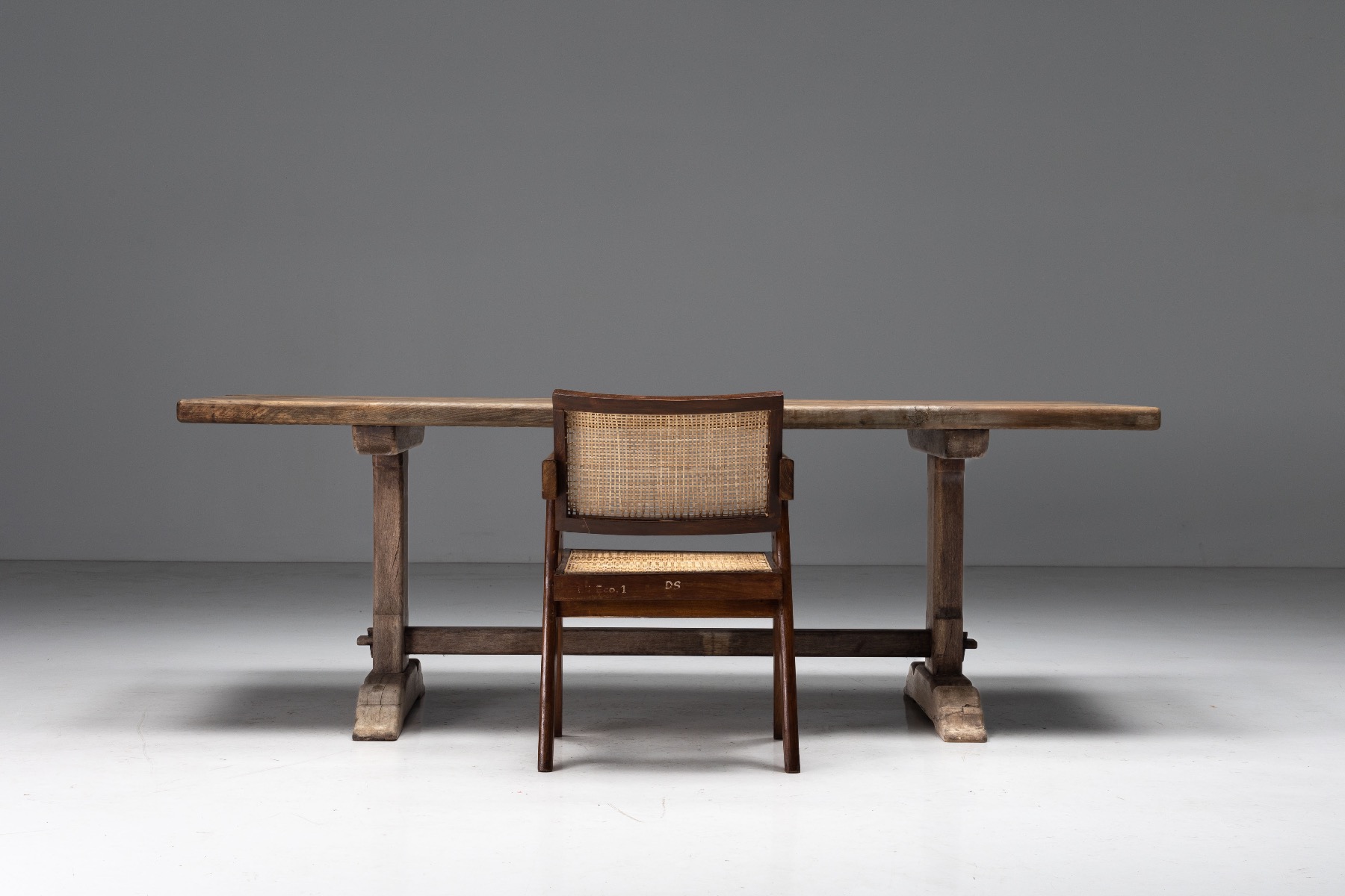 Rustic Primitive Dining Table - Early 20th Century