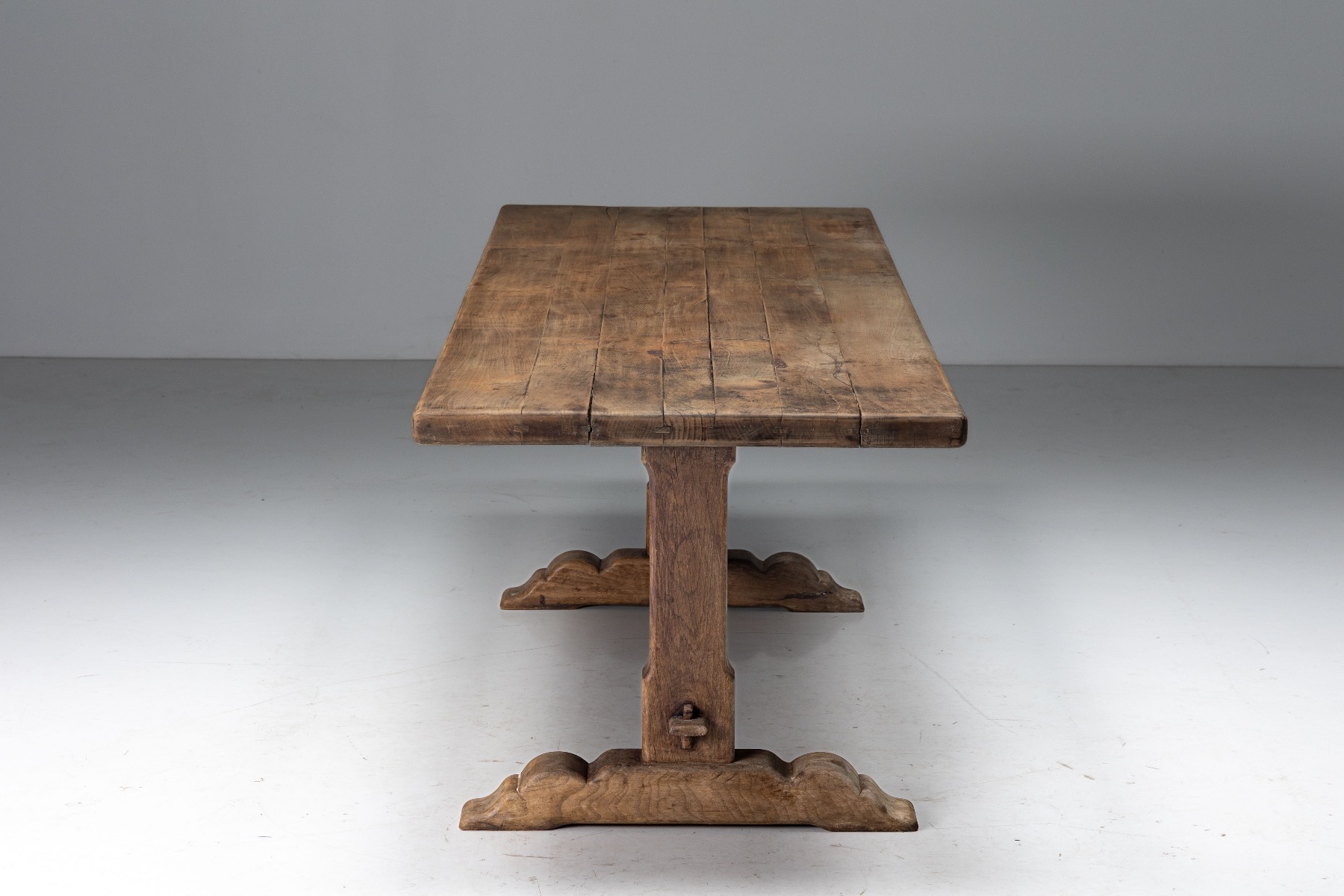 Rustic Primitive Dining Table - Early 20th Century