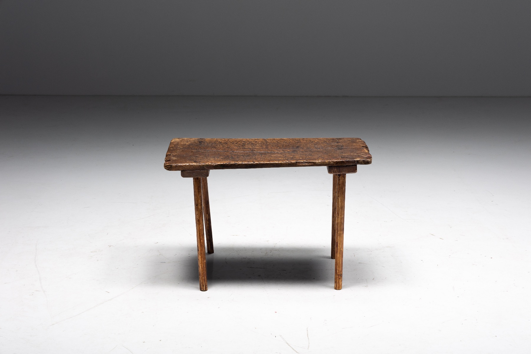 Organic Wabi Sabi Side Table - Early 20th Century