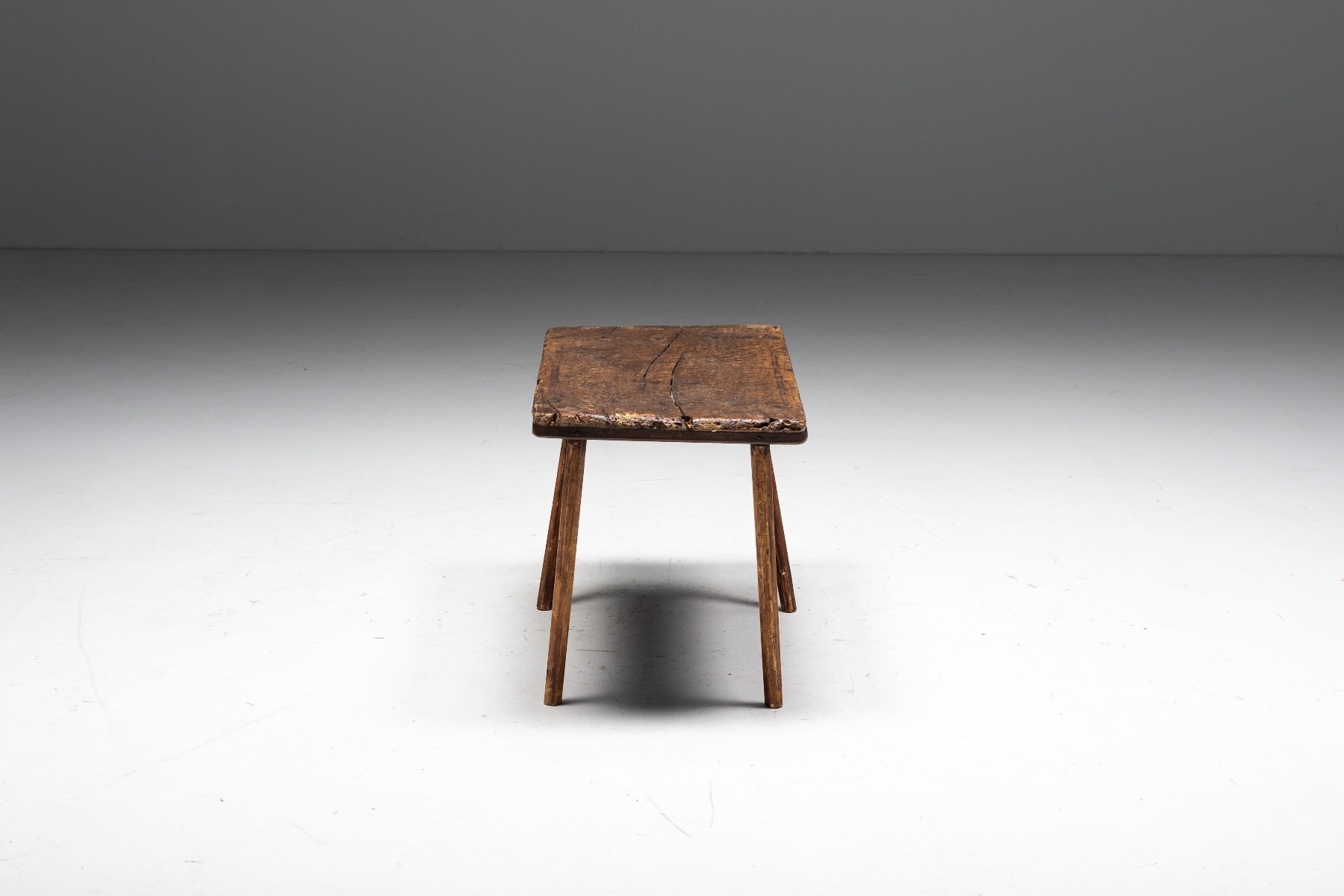 Organic Wabi Sabi Side Table - Early 20th Century