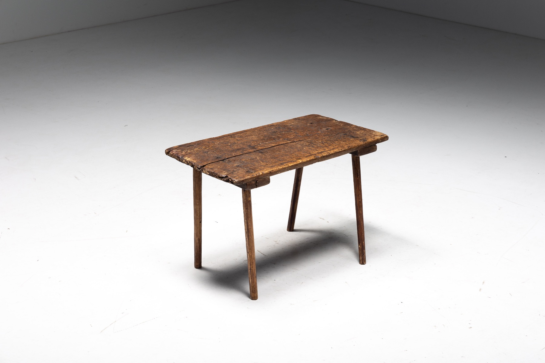 Organic Wabi Sabi Side Table - Early 20th Century