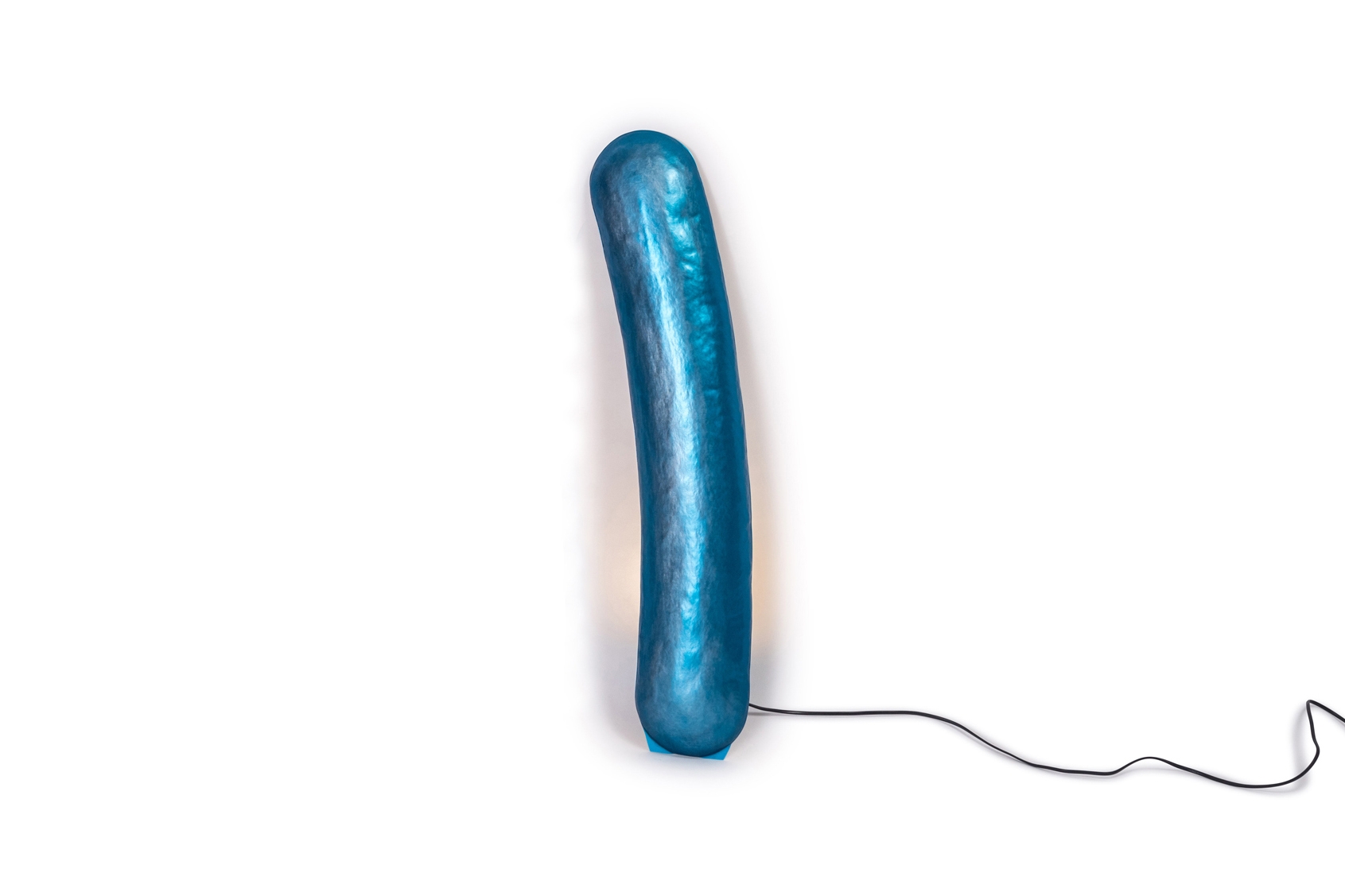 Sigve Knutson Floor Lamp In Blue Hammered And Anodised Aluminium - 2018