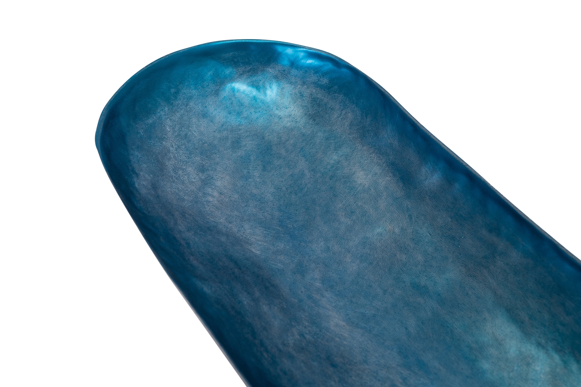 Sigve Knutson Floor Lamp In Blue Hammered And Anodised Aluminium - 2018