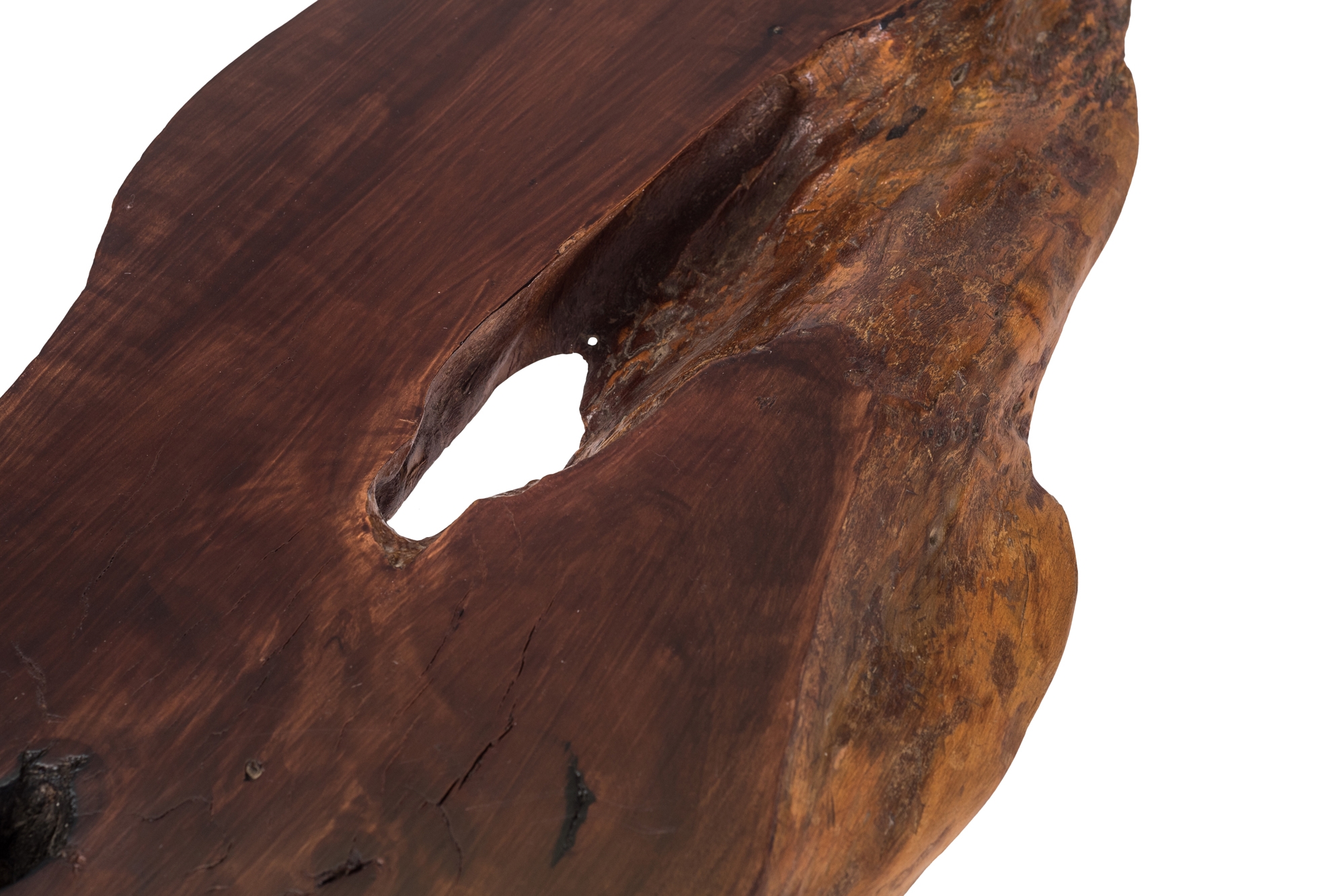 Wabi Sabi Style Coffee Table in Organic Walnut - 1960s