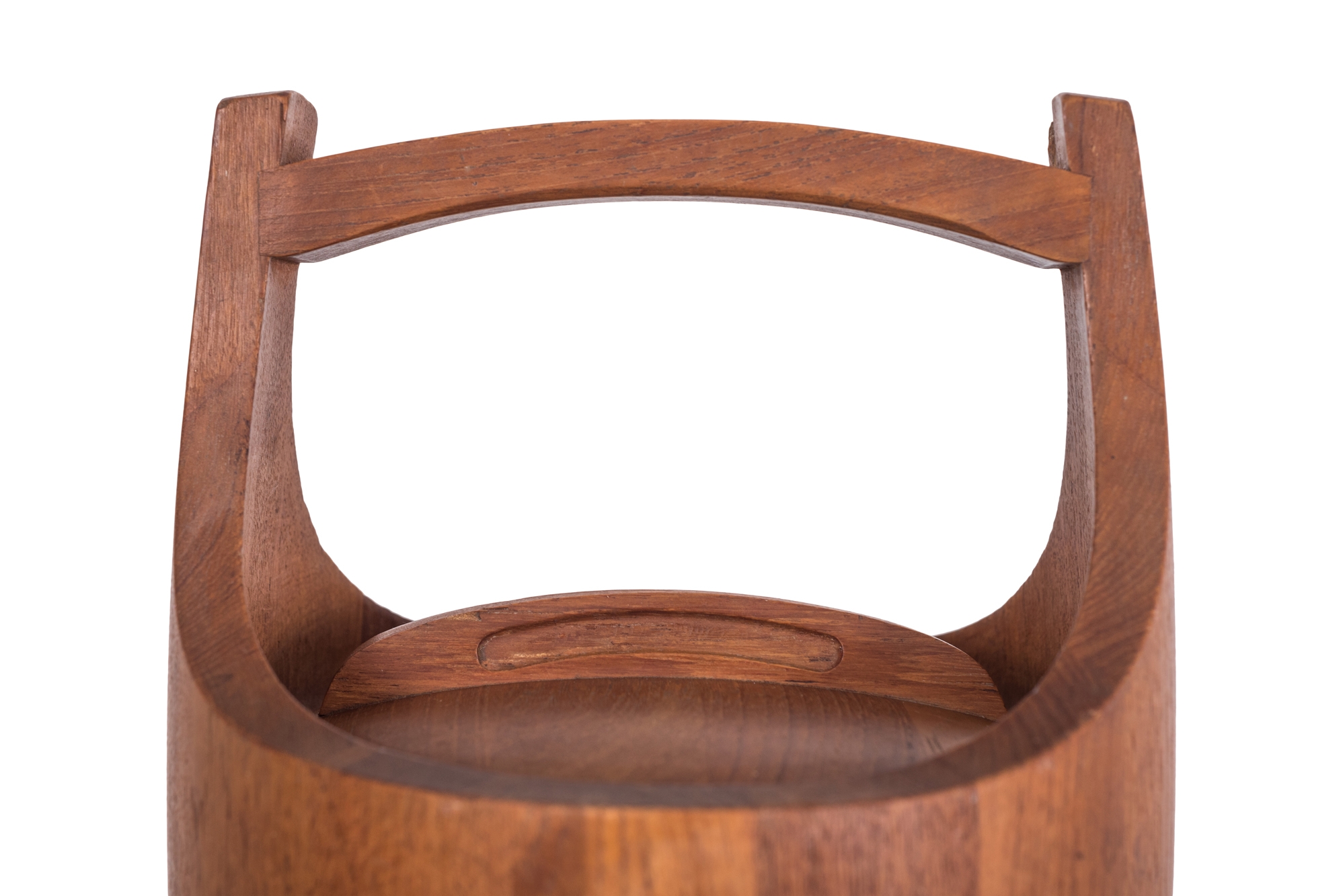 Danish Ice Bucket in Solid Teak - 1960s