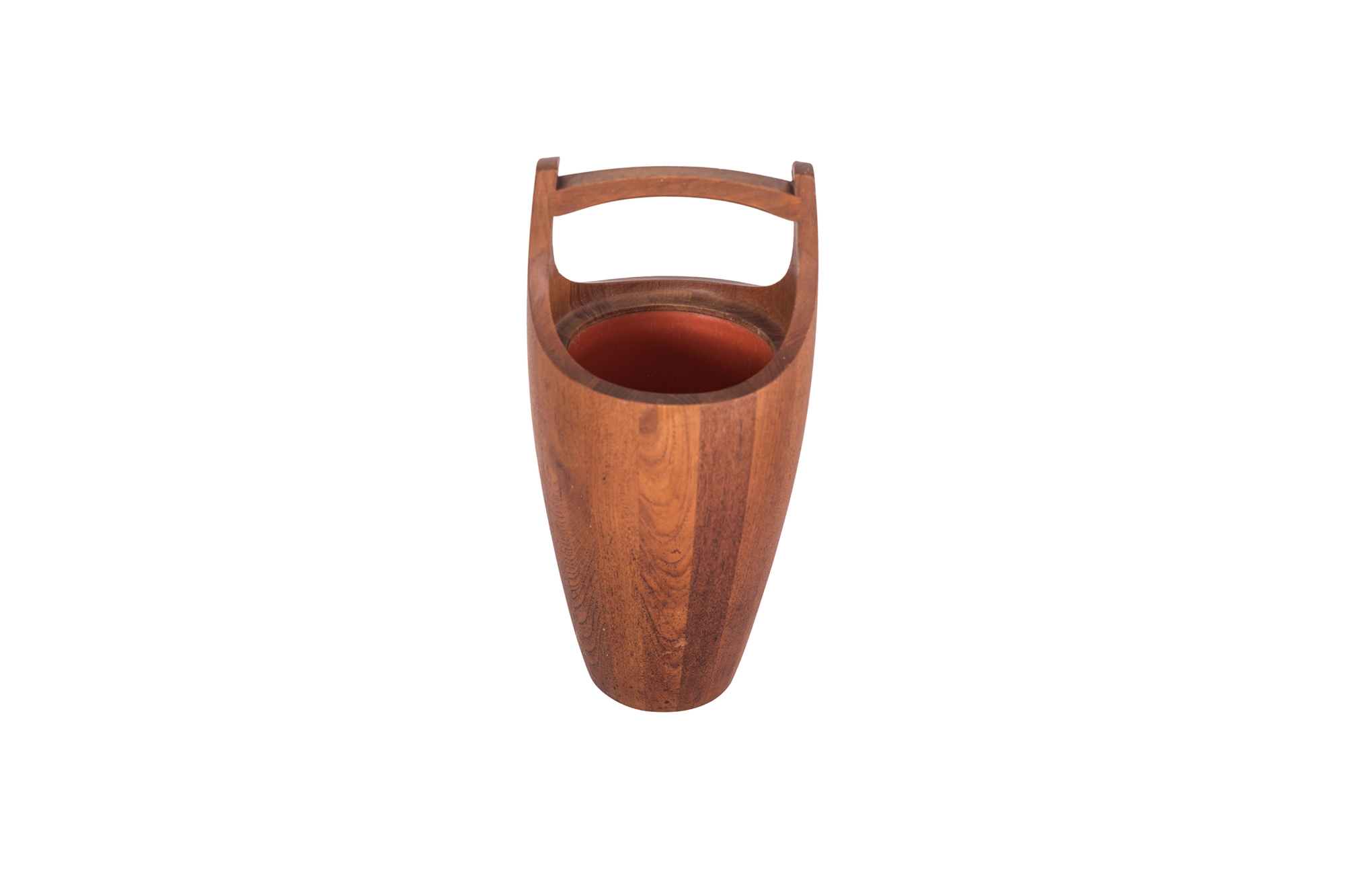 Danish Ice Bucket in Solid Teak - 1960s
