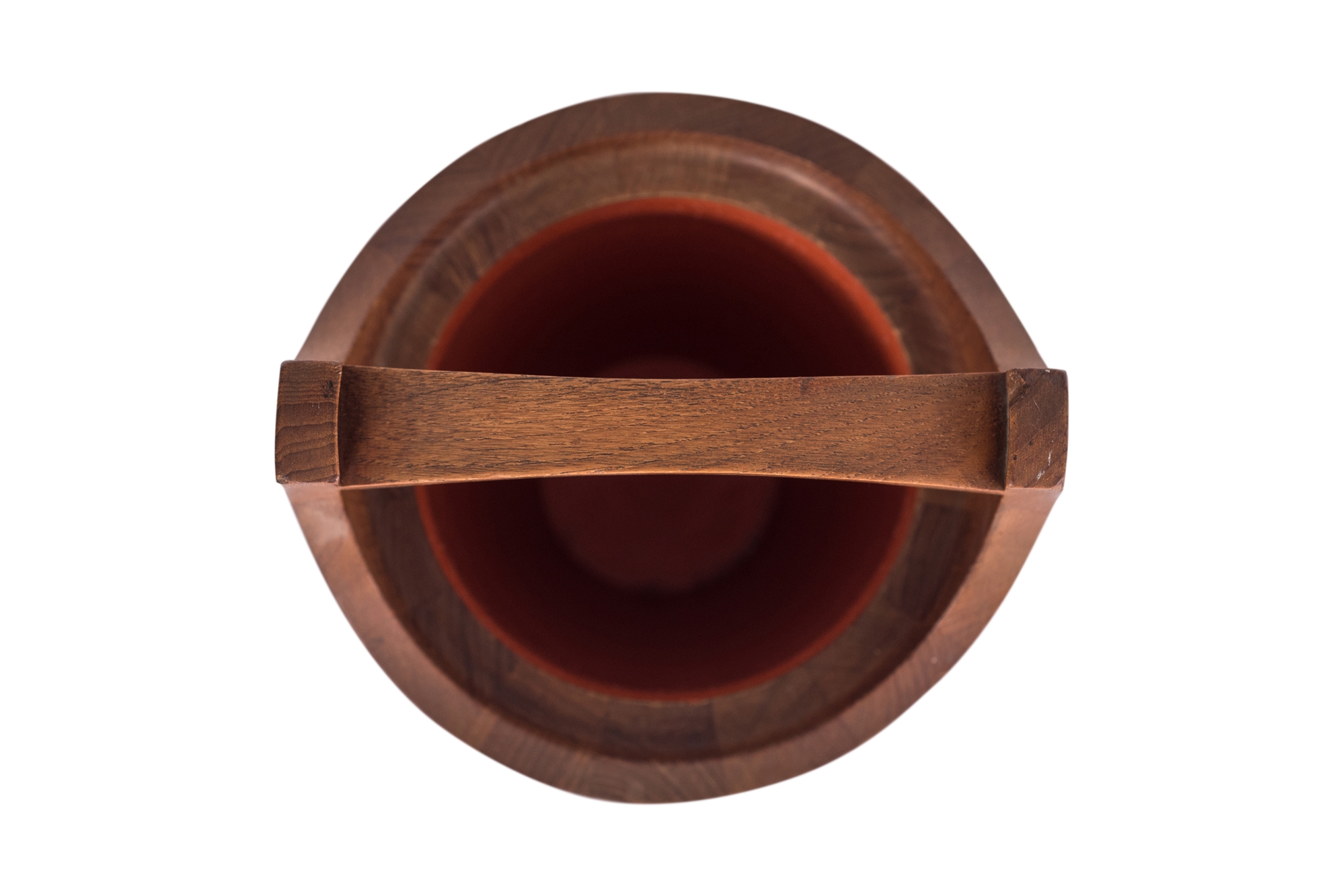 Danish Ice Bucket in Solid Teak - 1960s