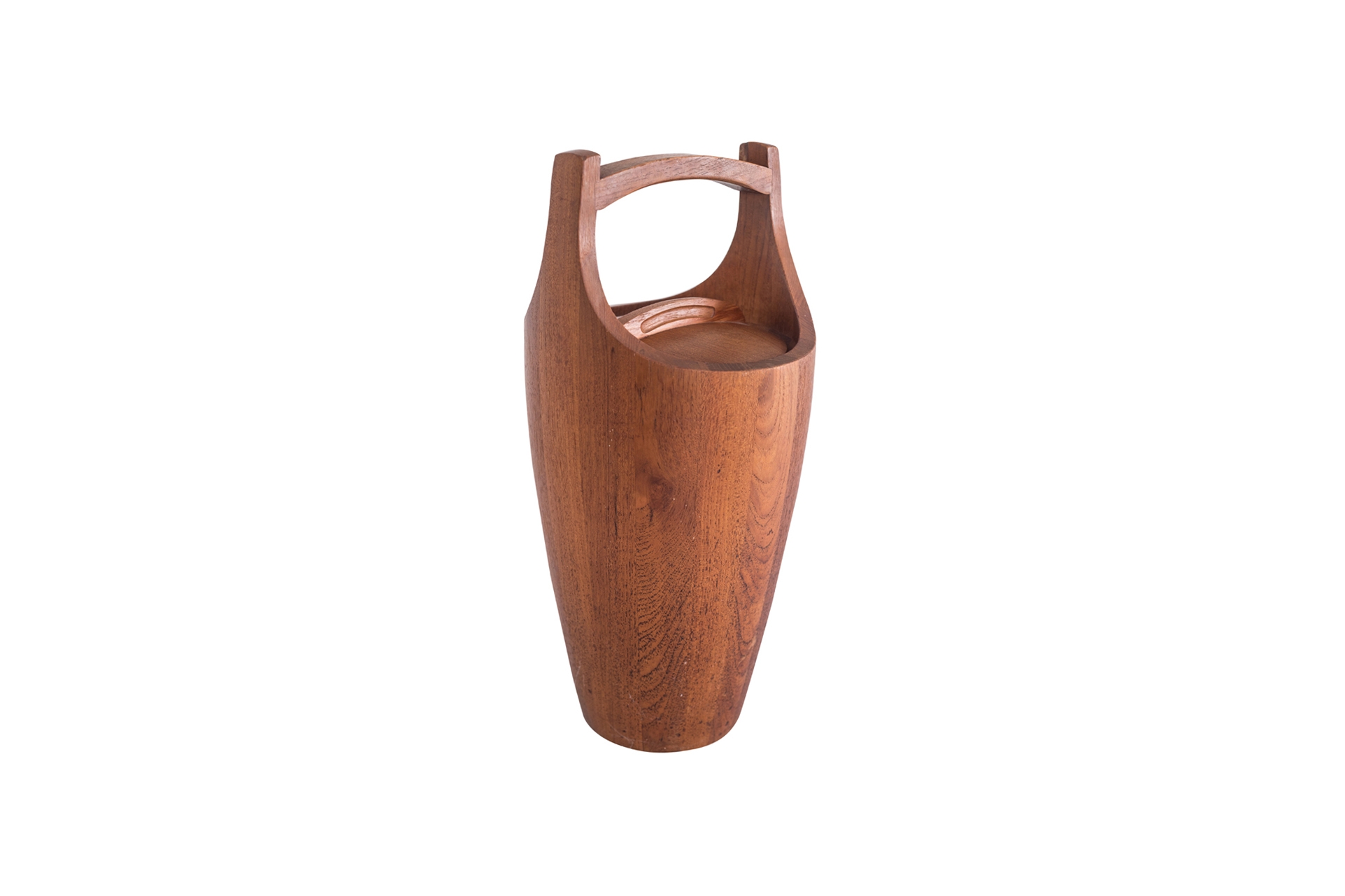 Danish Ice Bucket in Solid Teak - 1960s