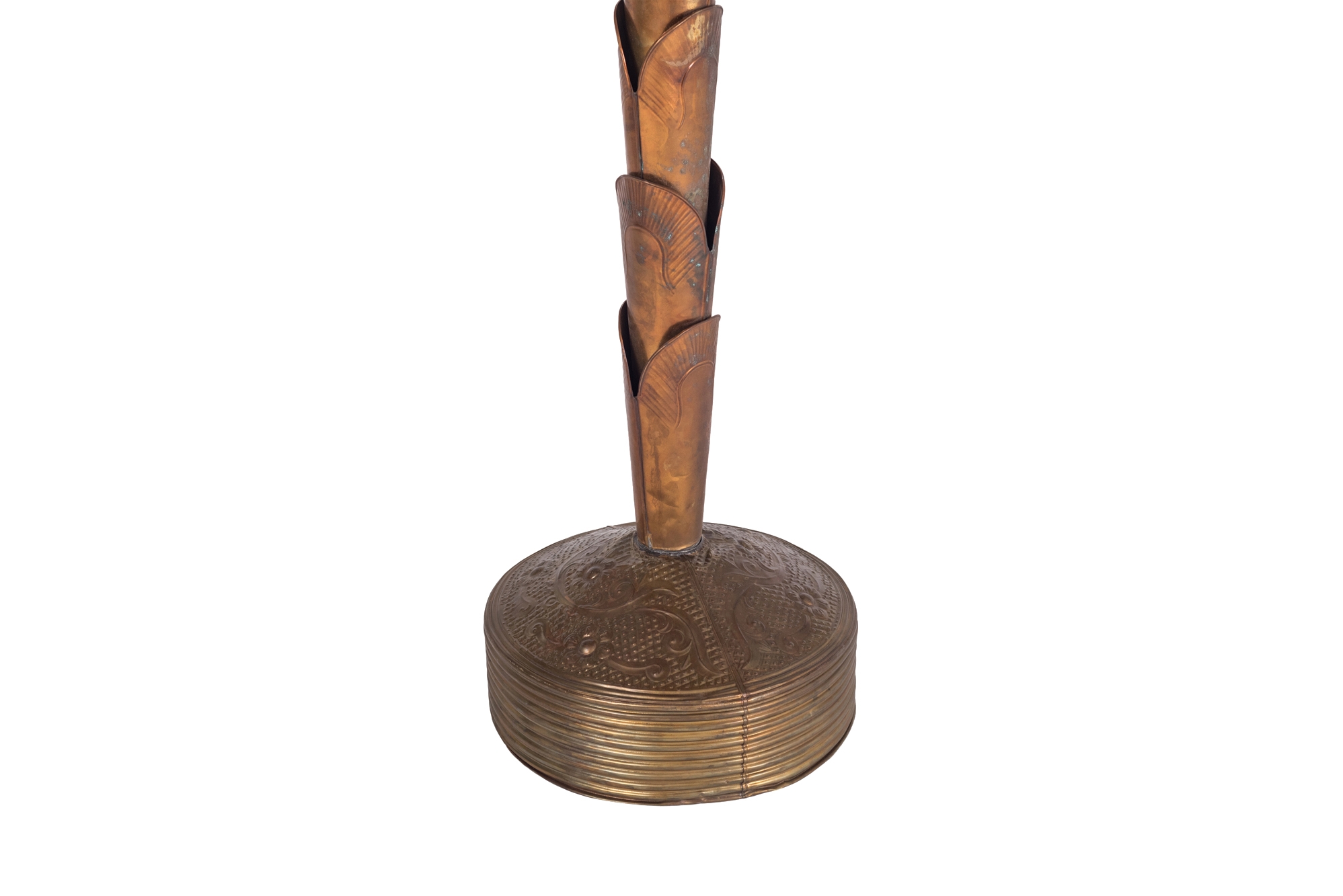 Maison Jansen Palmtree Floor lamp in Copper - 1970s