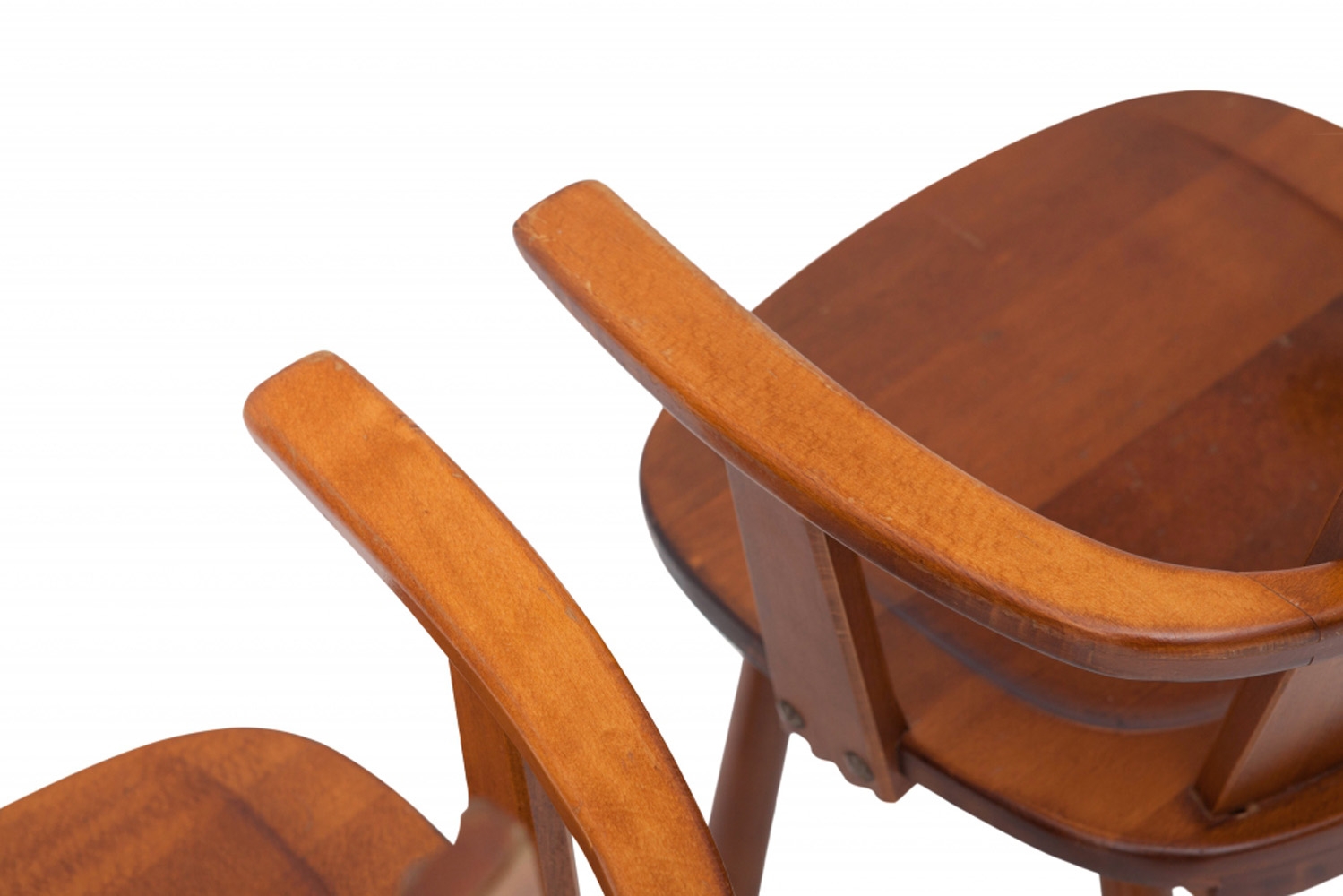 Wooden Dutch Dining Chairs - 1960s